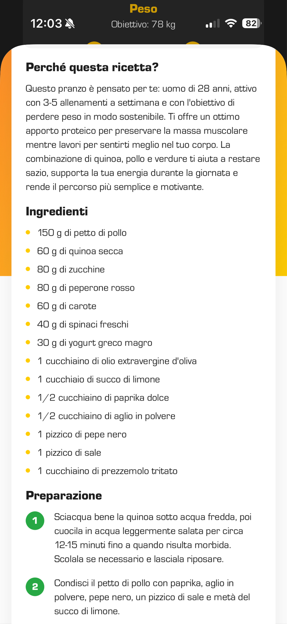 Bowl di pollo e quinoa