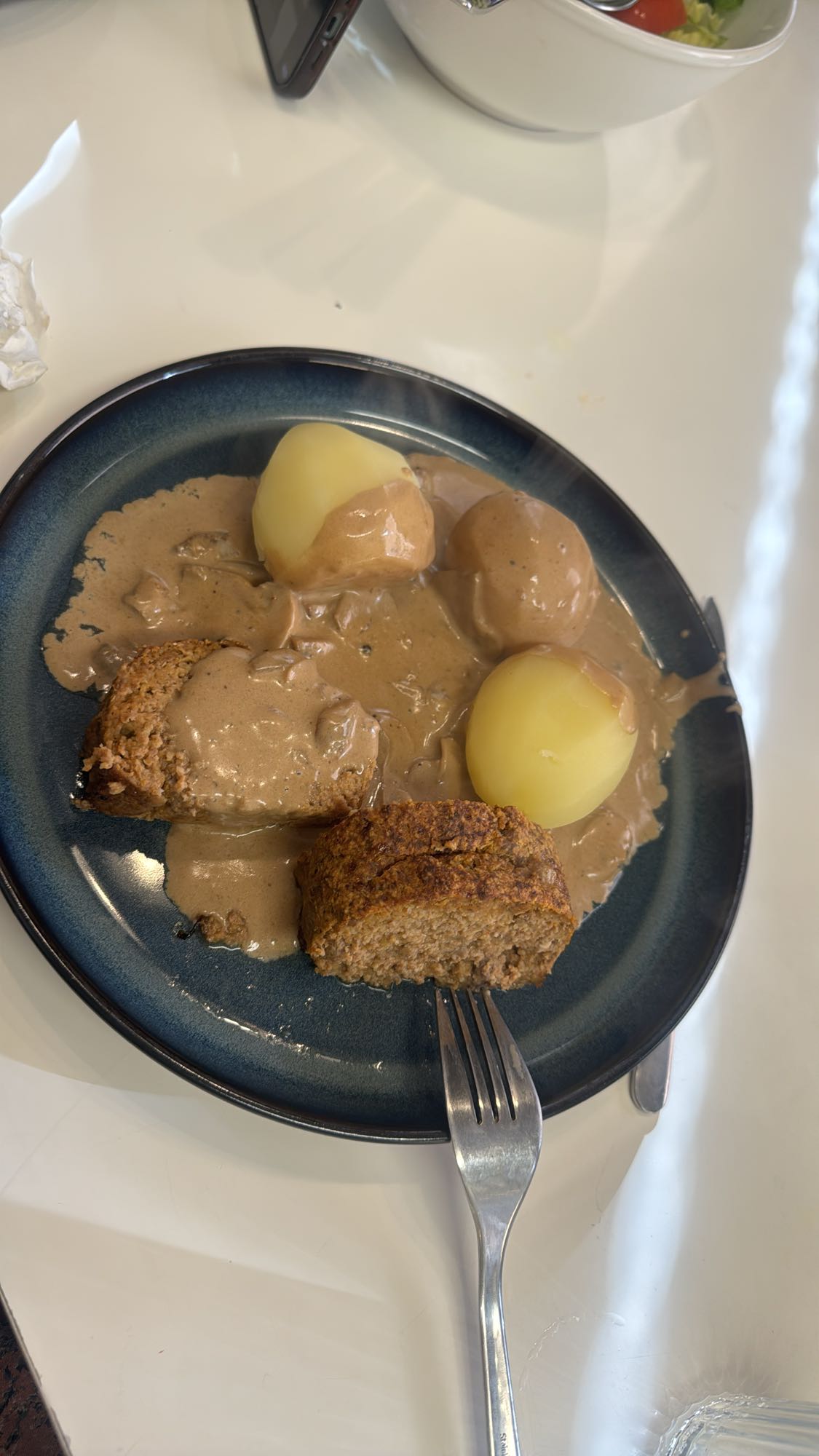 Köttfärslimpa med sås
