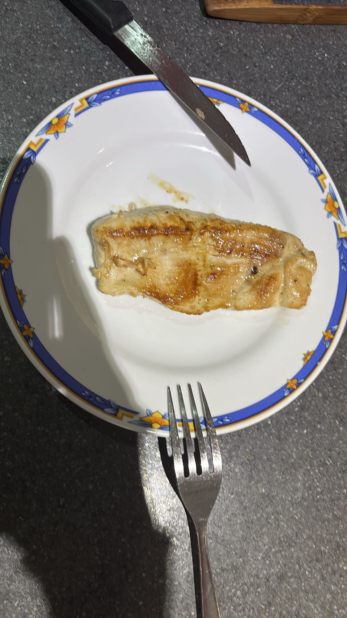 Blanc de poulet grillé