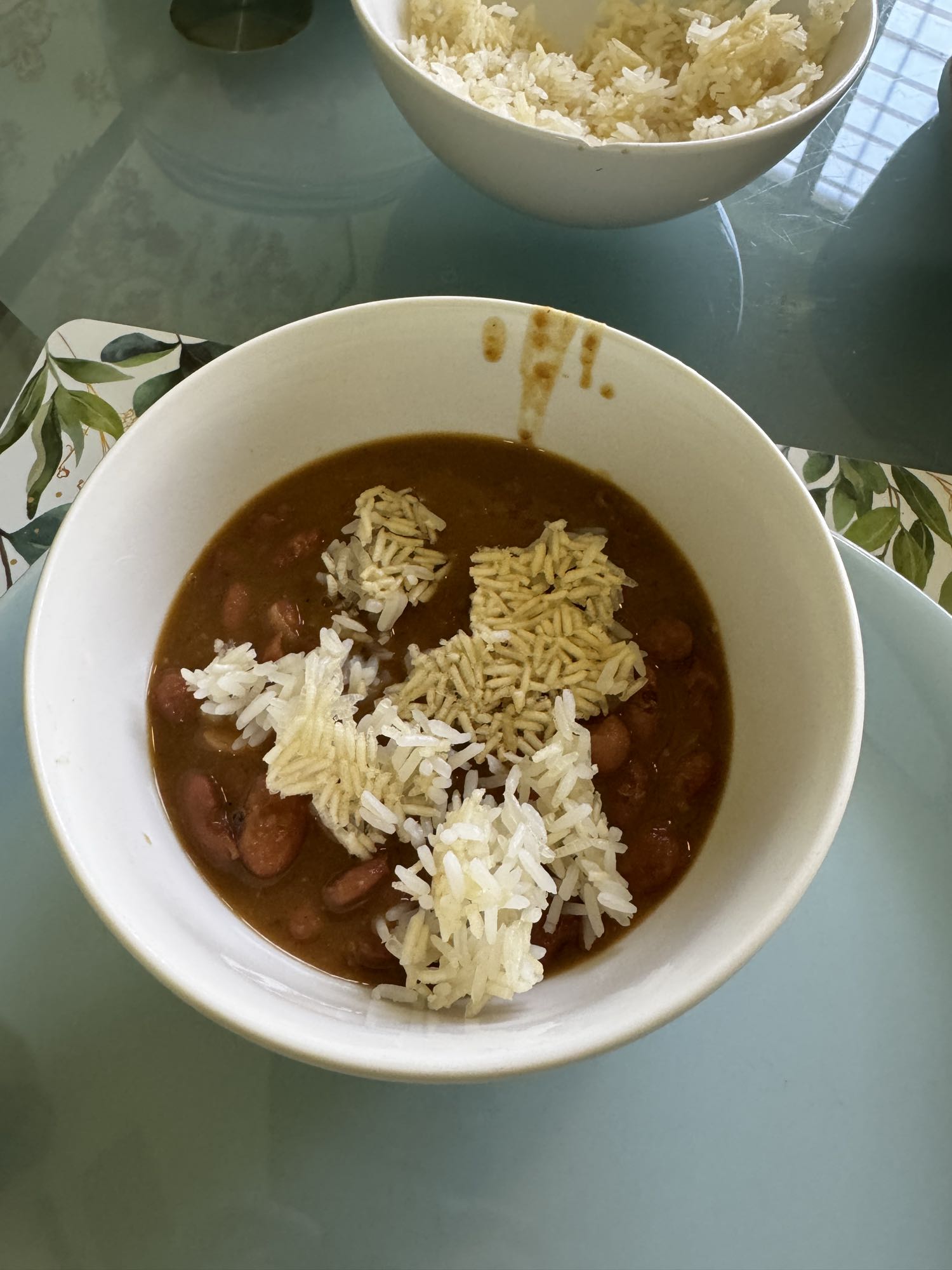 frijoles con arroz