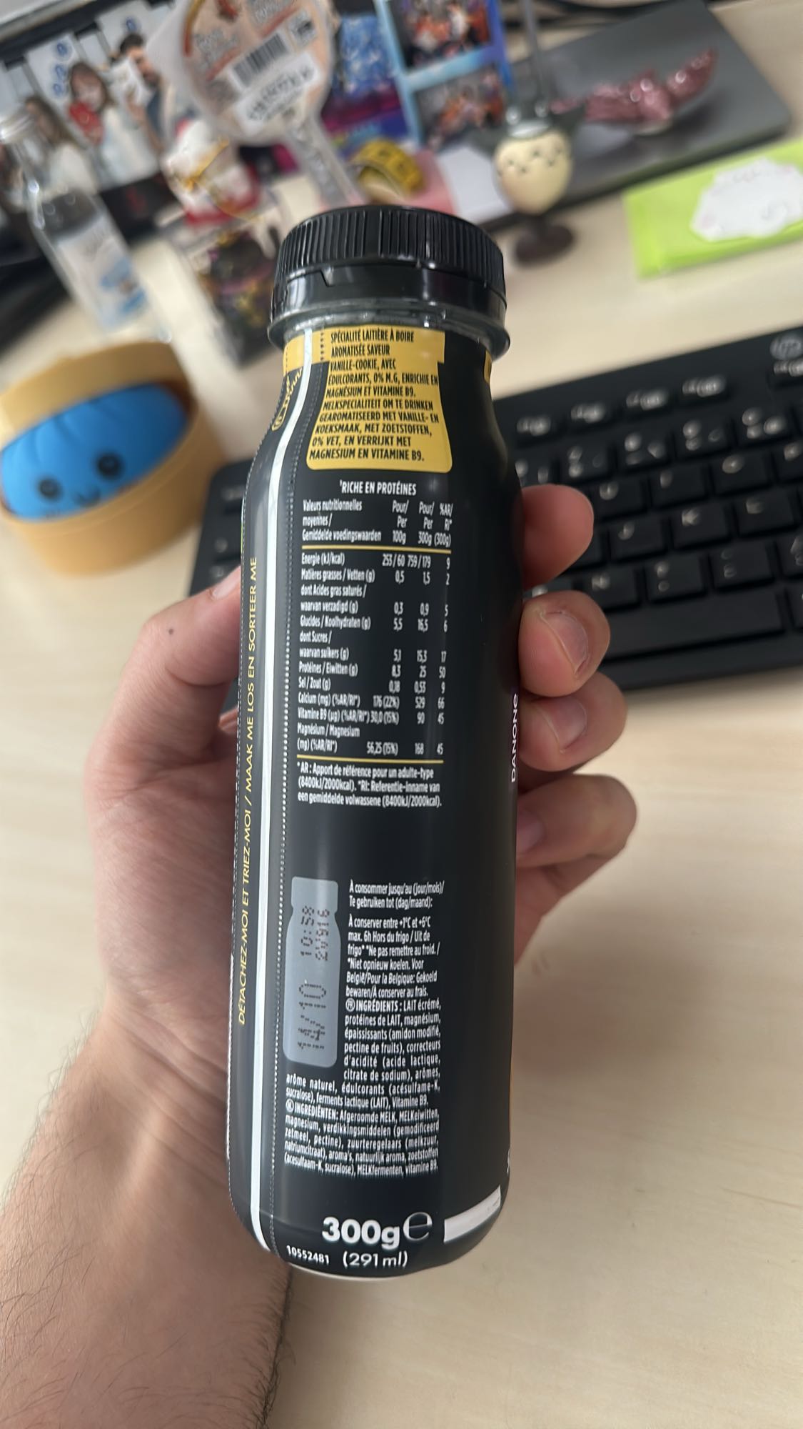 Boisson protéinée vanille