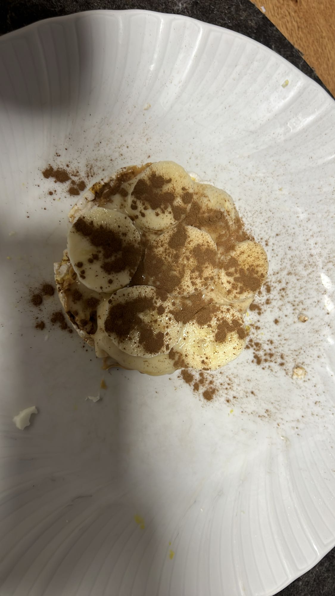 Galletta con banana