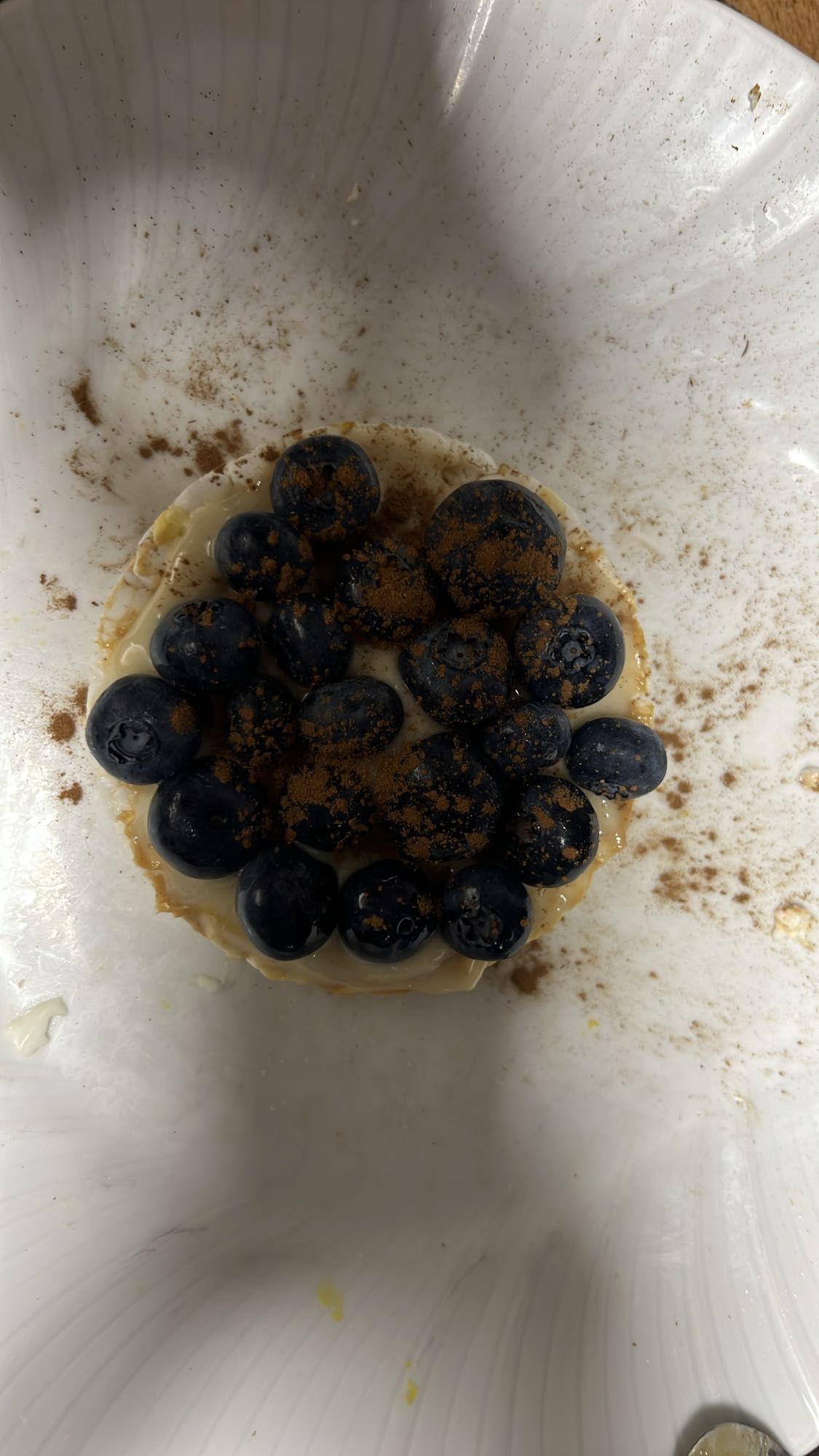Mirtilli con crema