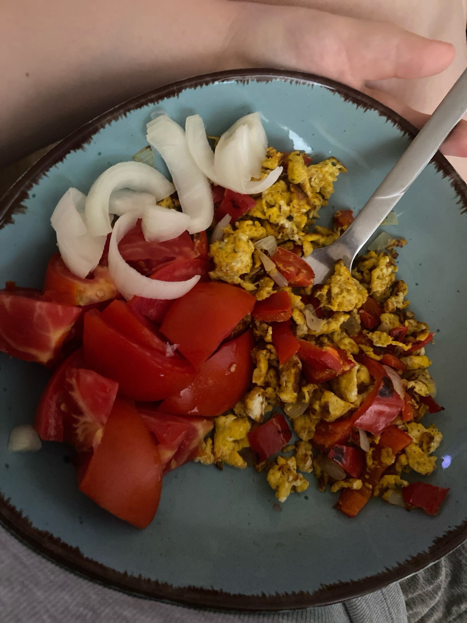 Egg Scramble Salad