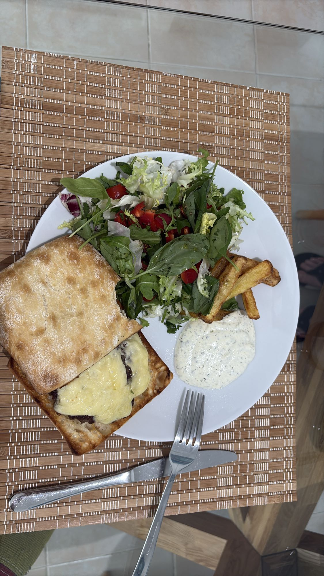 Steak Ciabatta Plate