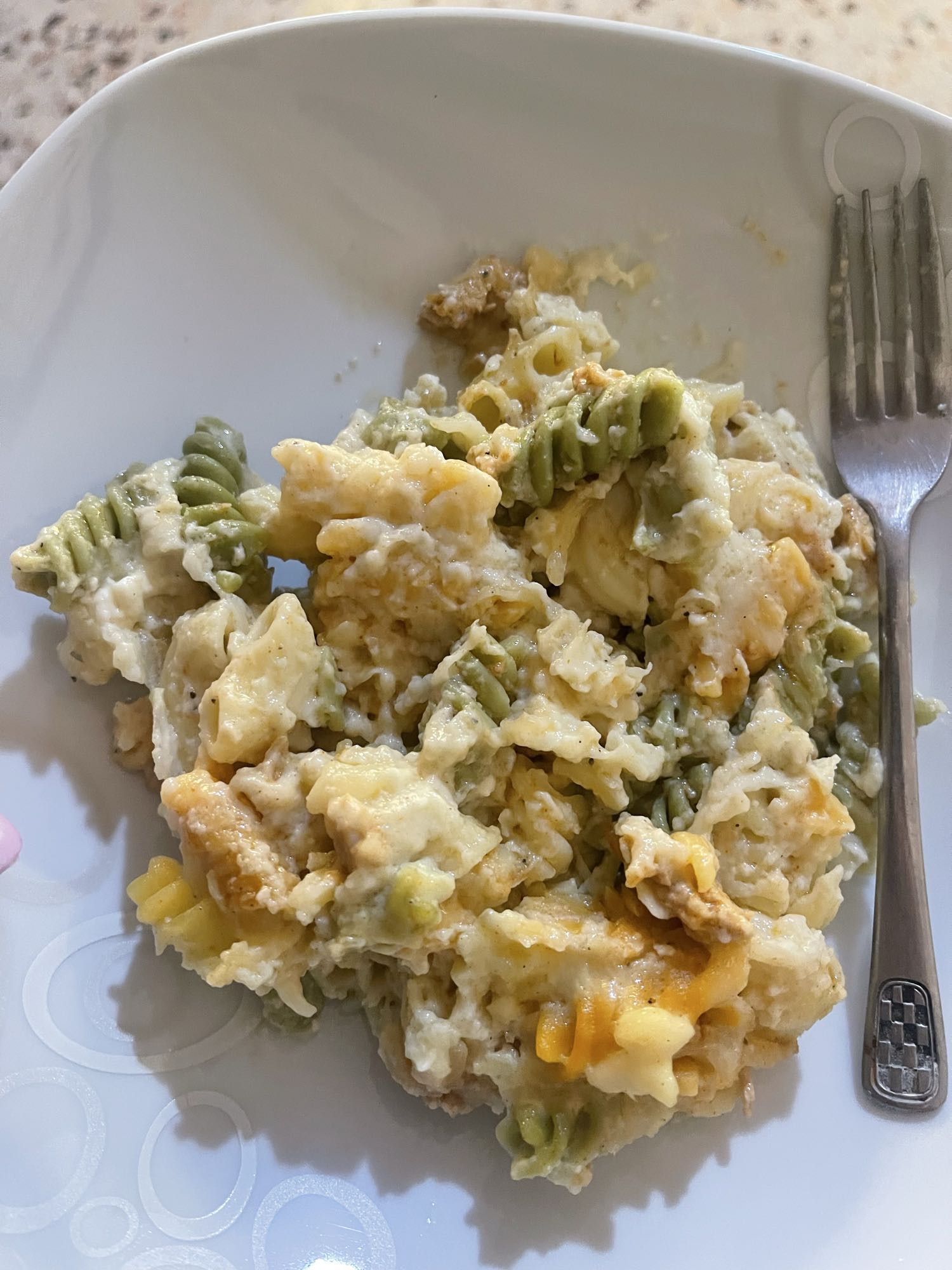 Creamy Tricolor Pasta