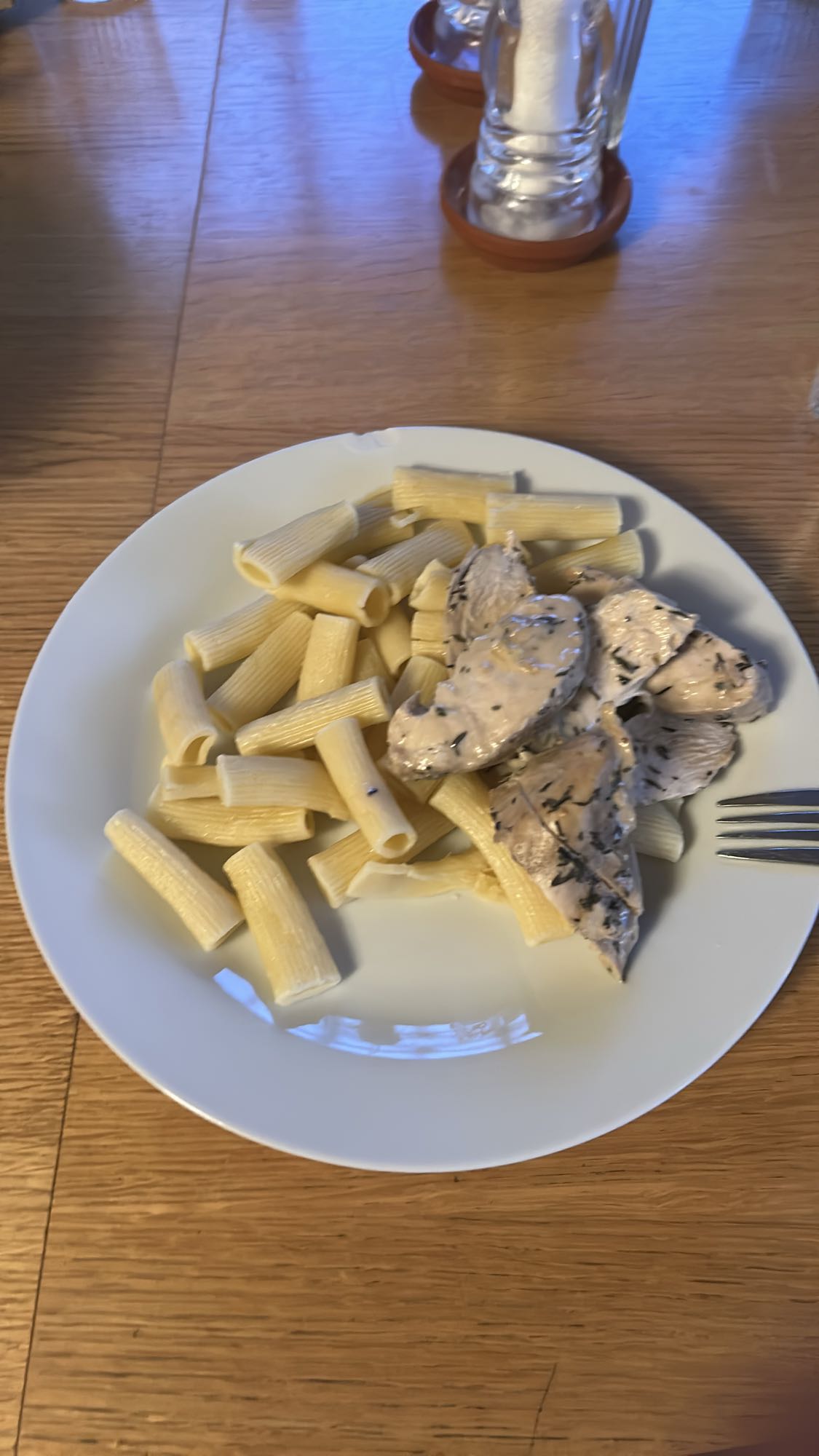 Pasta med kyckling
