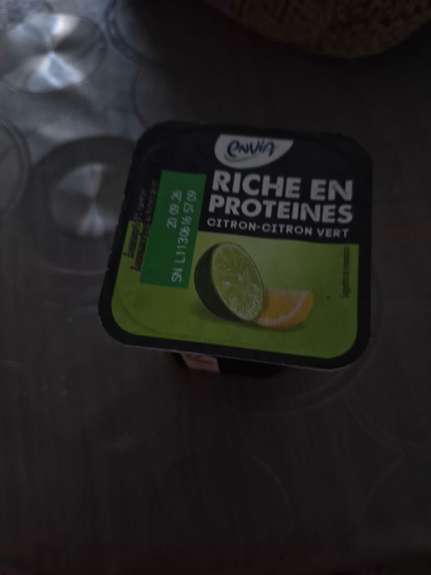 Dessert protéiné citron