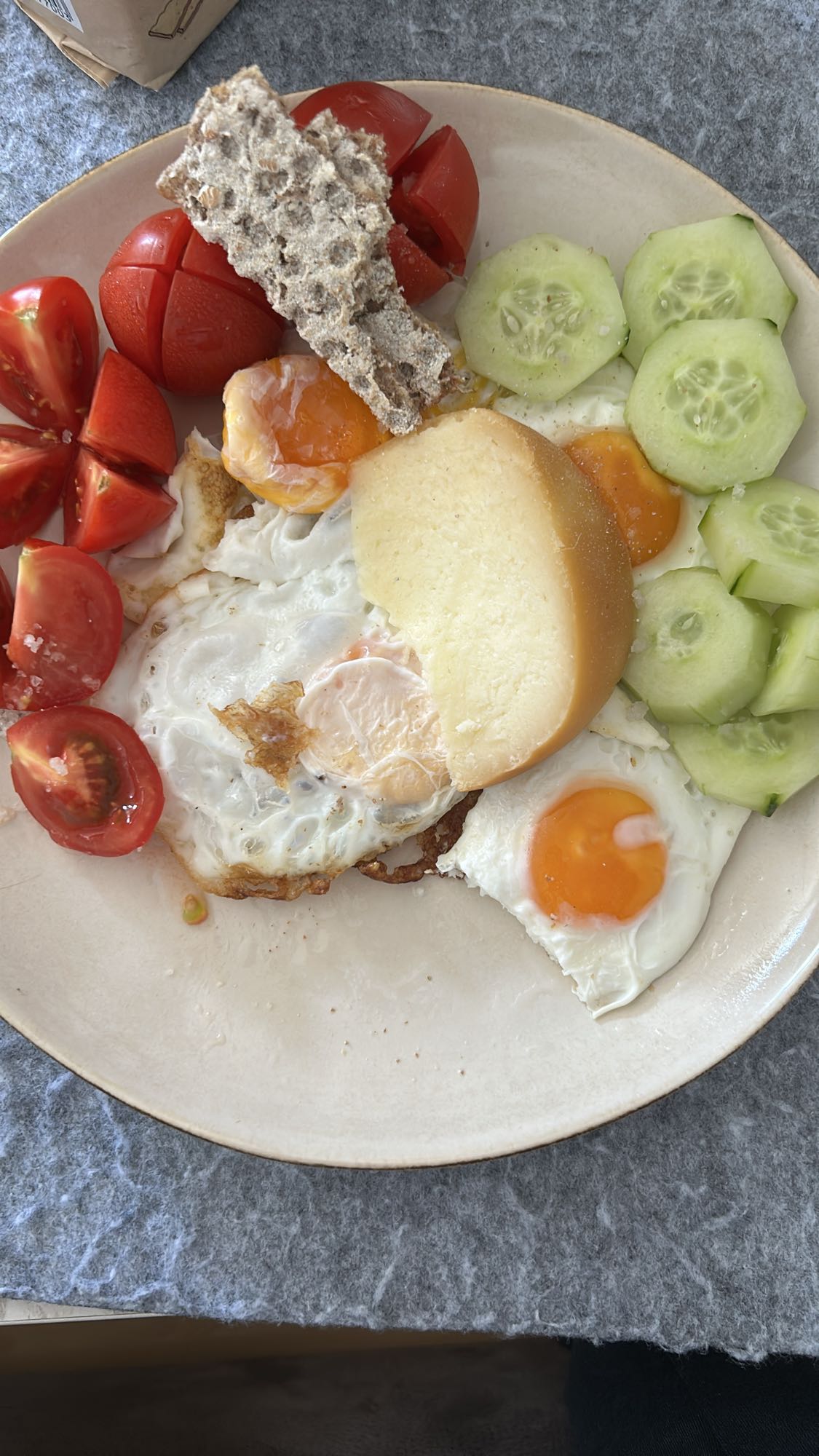 huevos con verduras