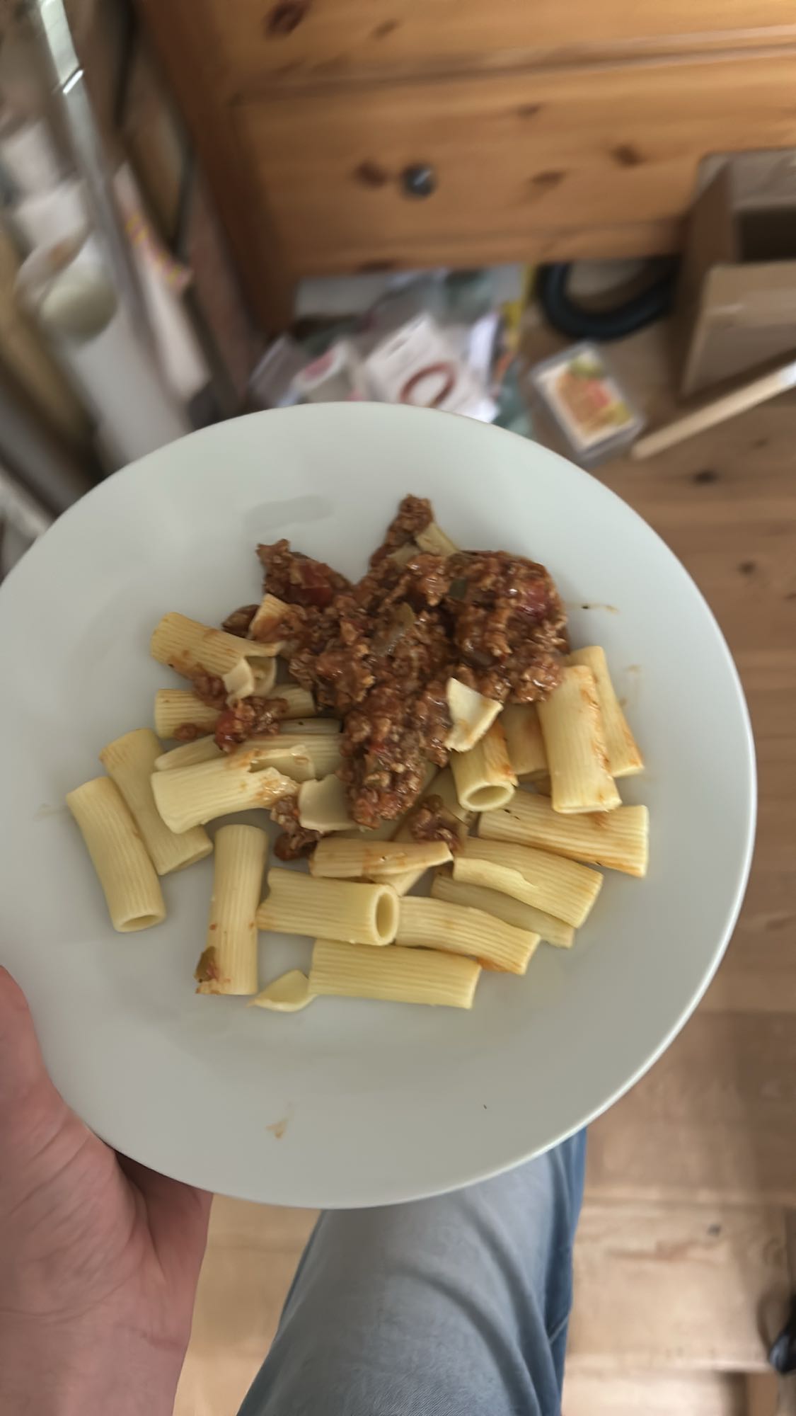 Rigatoni med köttfärssås