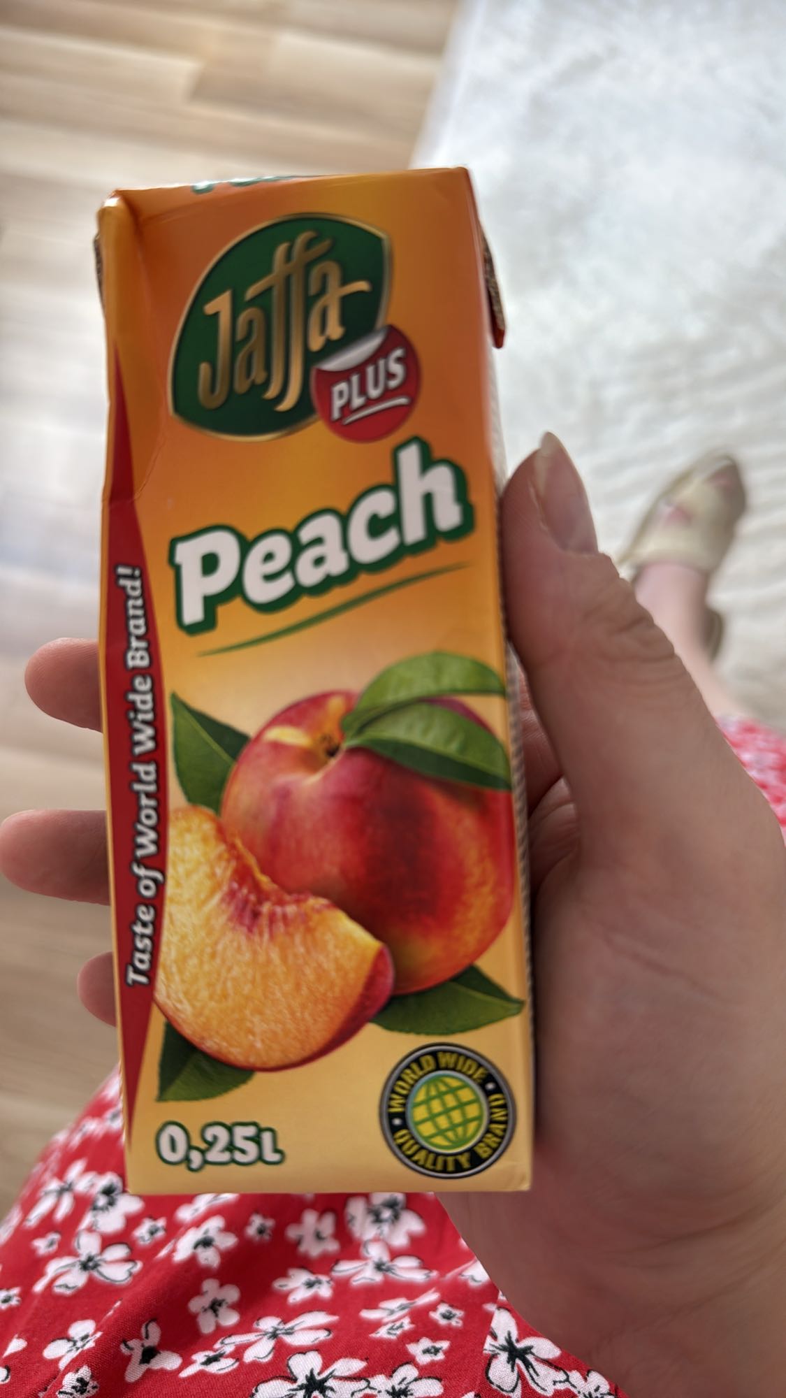 Peach Juice Box