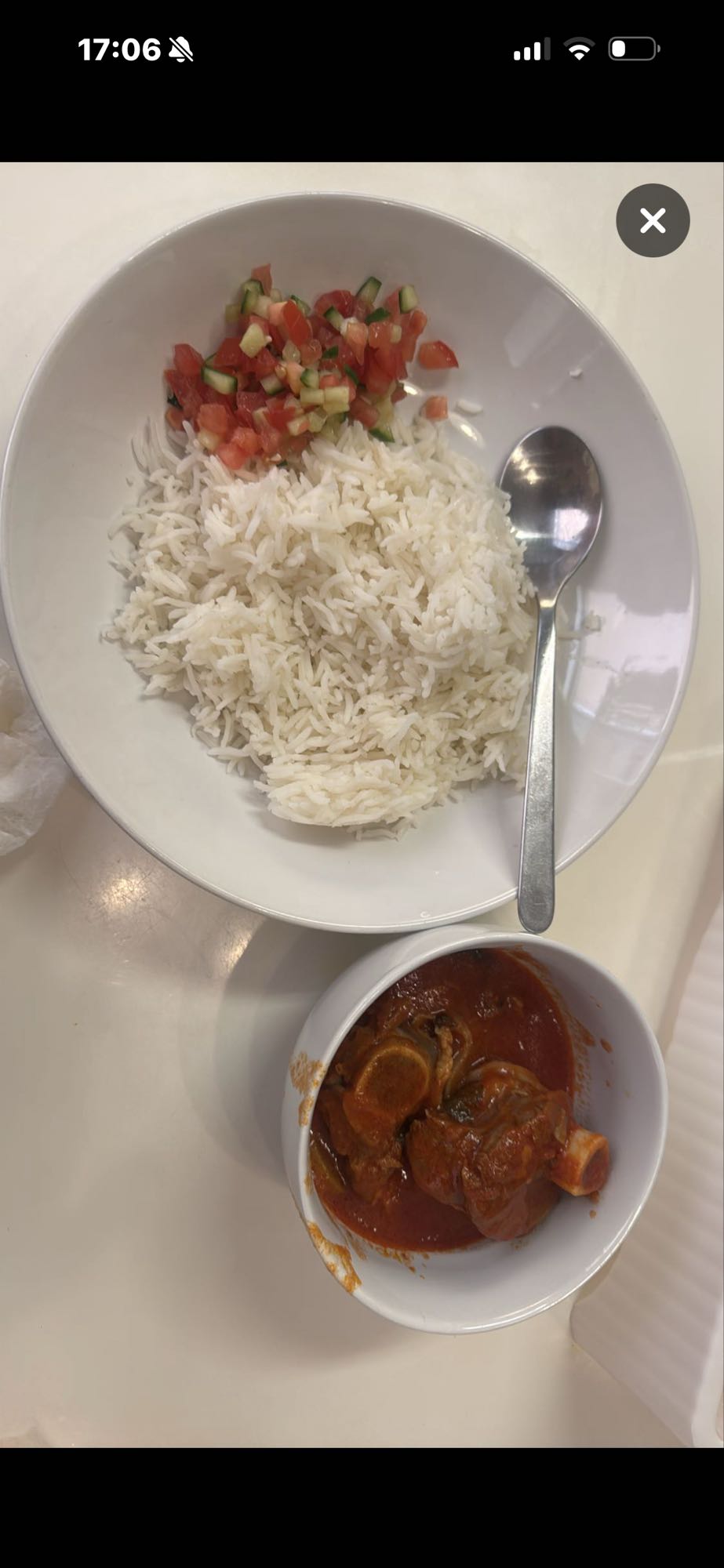 Ris med tomatgryta