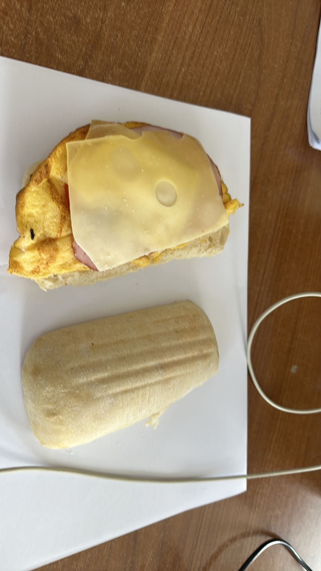 Ham Egg Cheese Sandwich