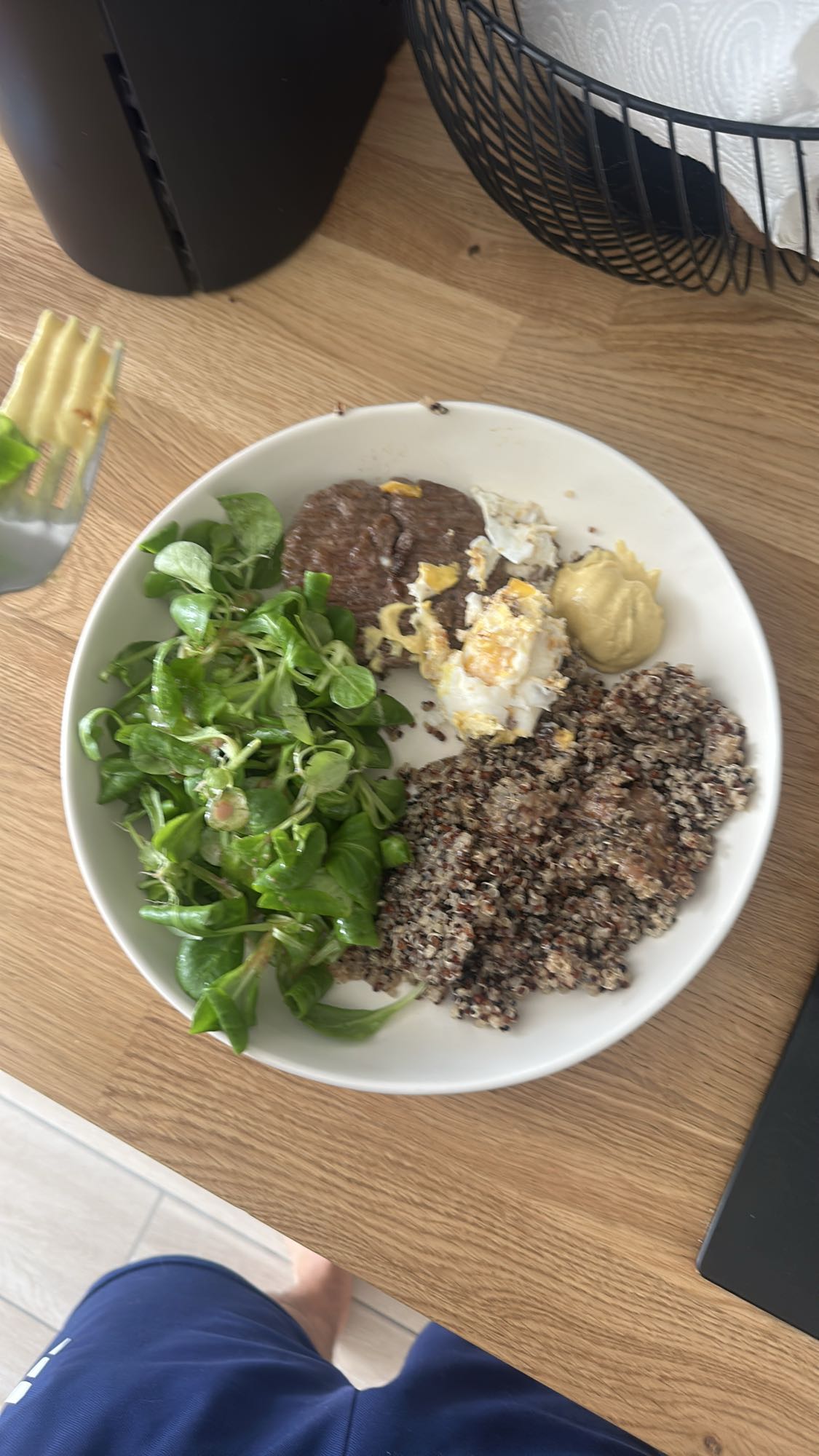Quinoa boeuf et salade