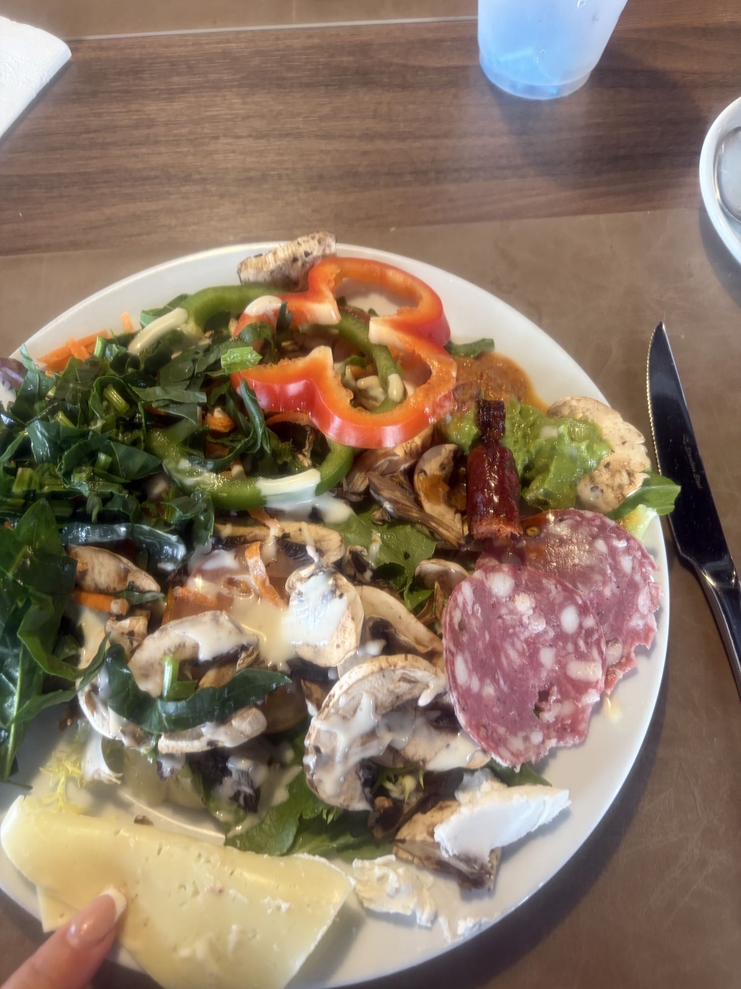 ensalada mixta con embutido