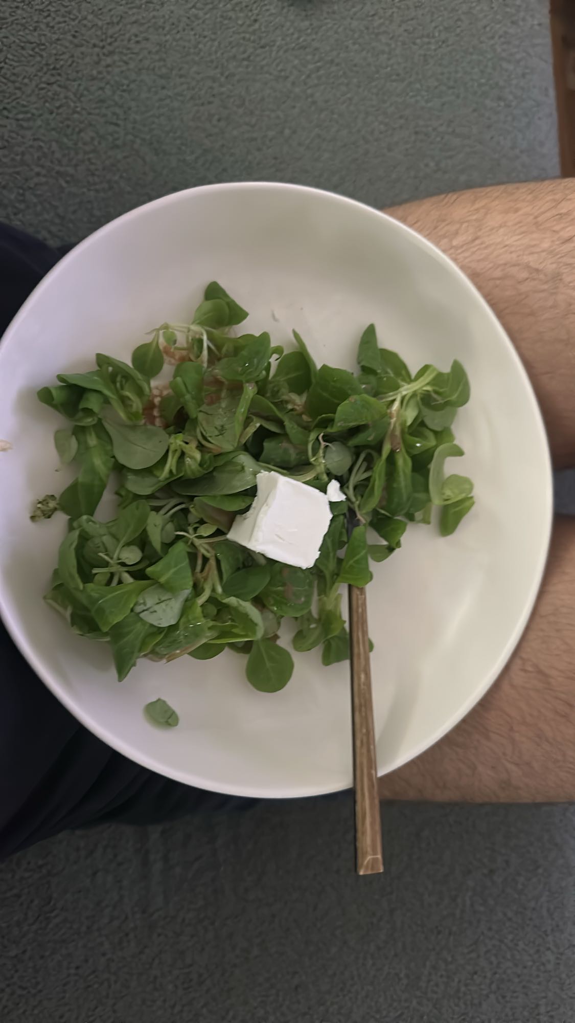Salade de mâche et feta