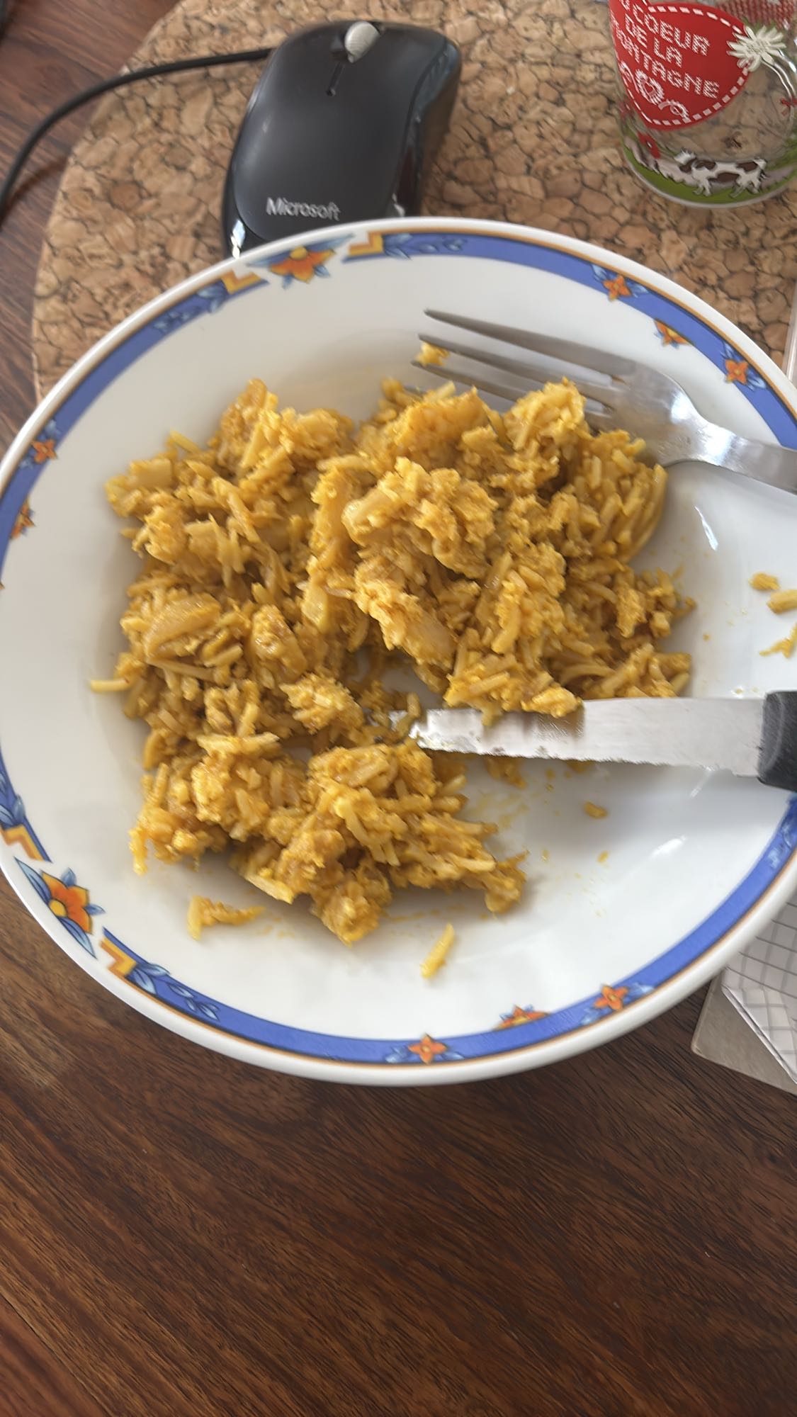 Morue au riz épicé