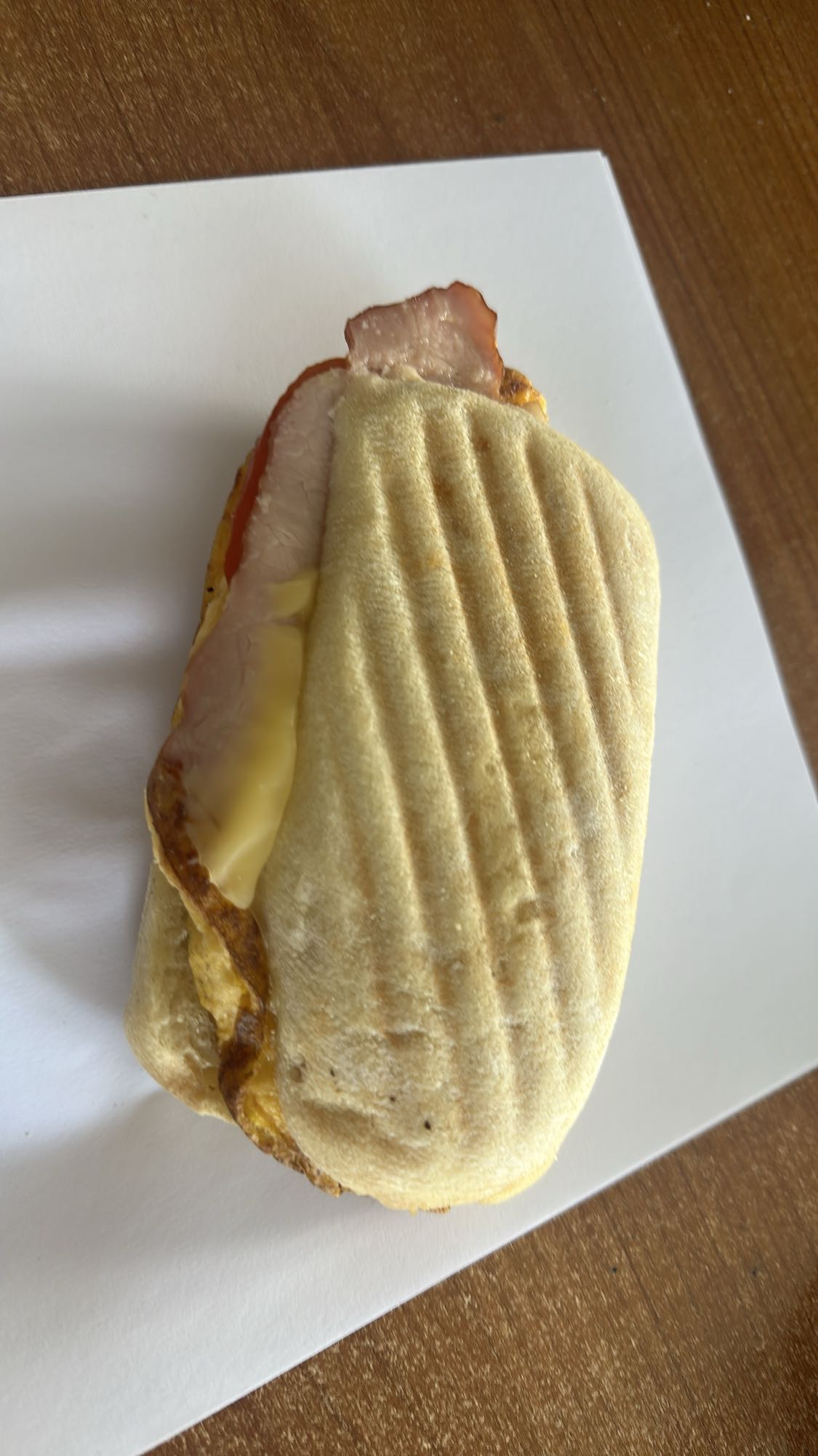 Ham Cheese Egg Panini