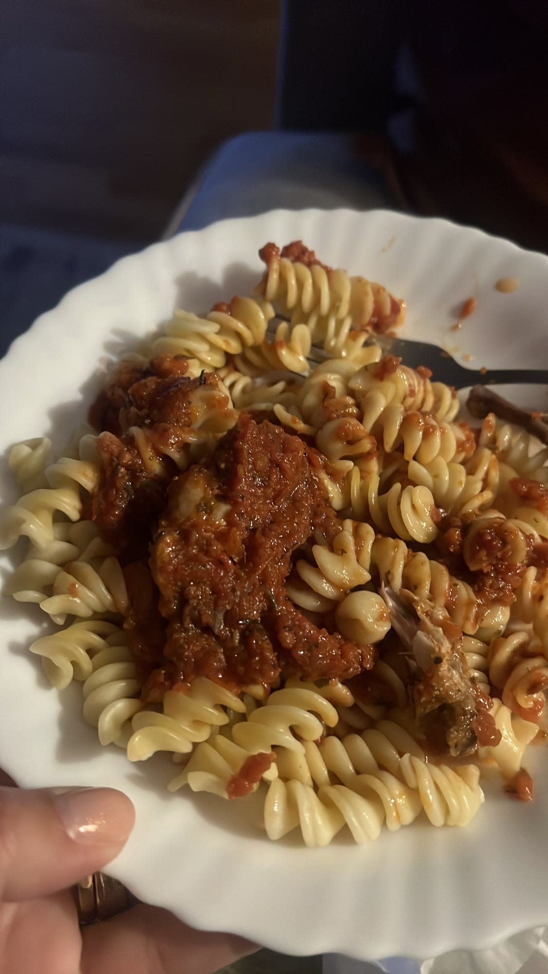 Paste fusilli cu pui