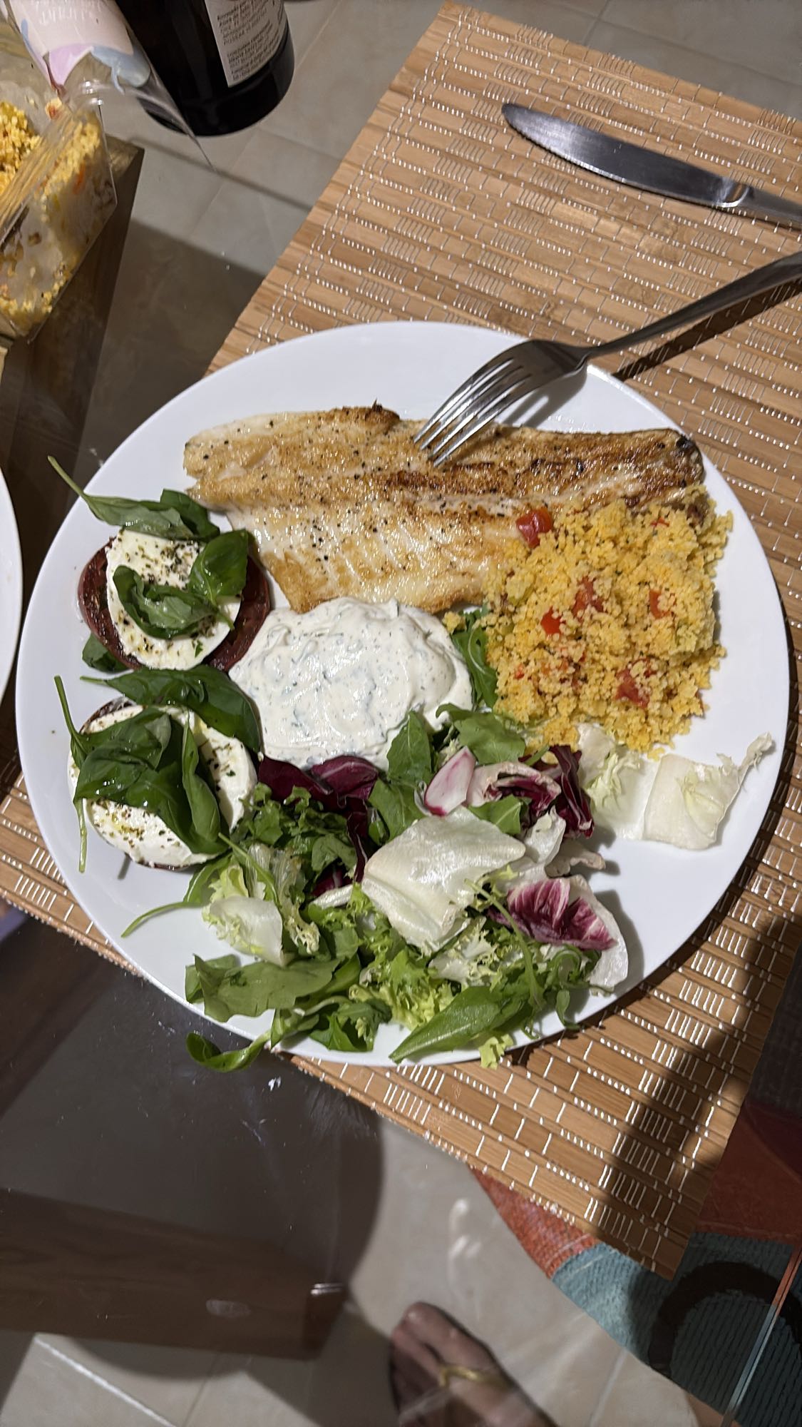 Fish Couscous Salad