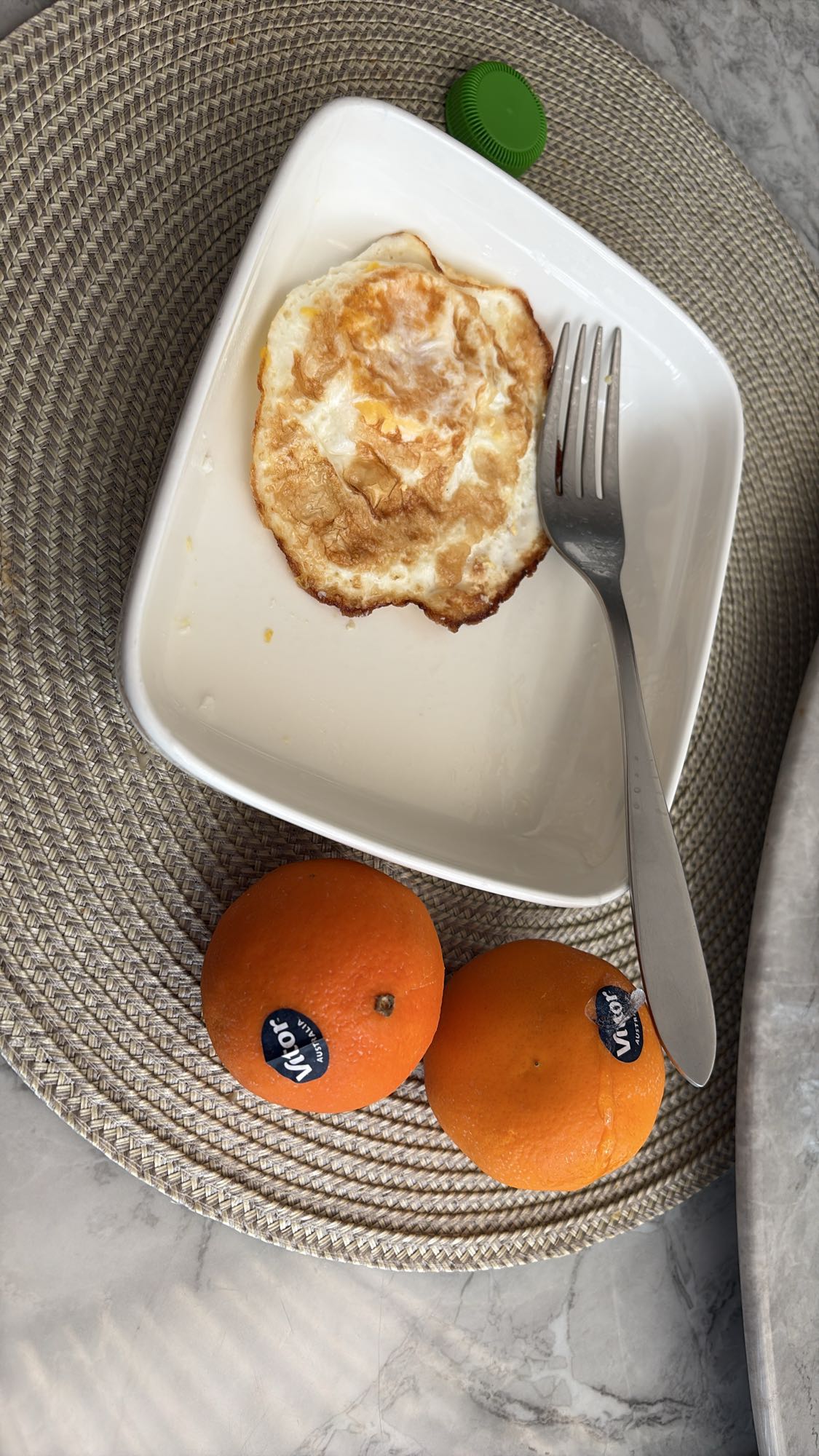 Fried Egg and Oranges