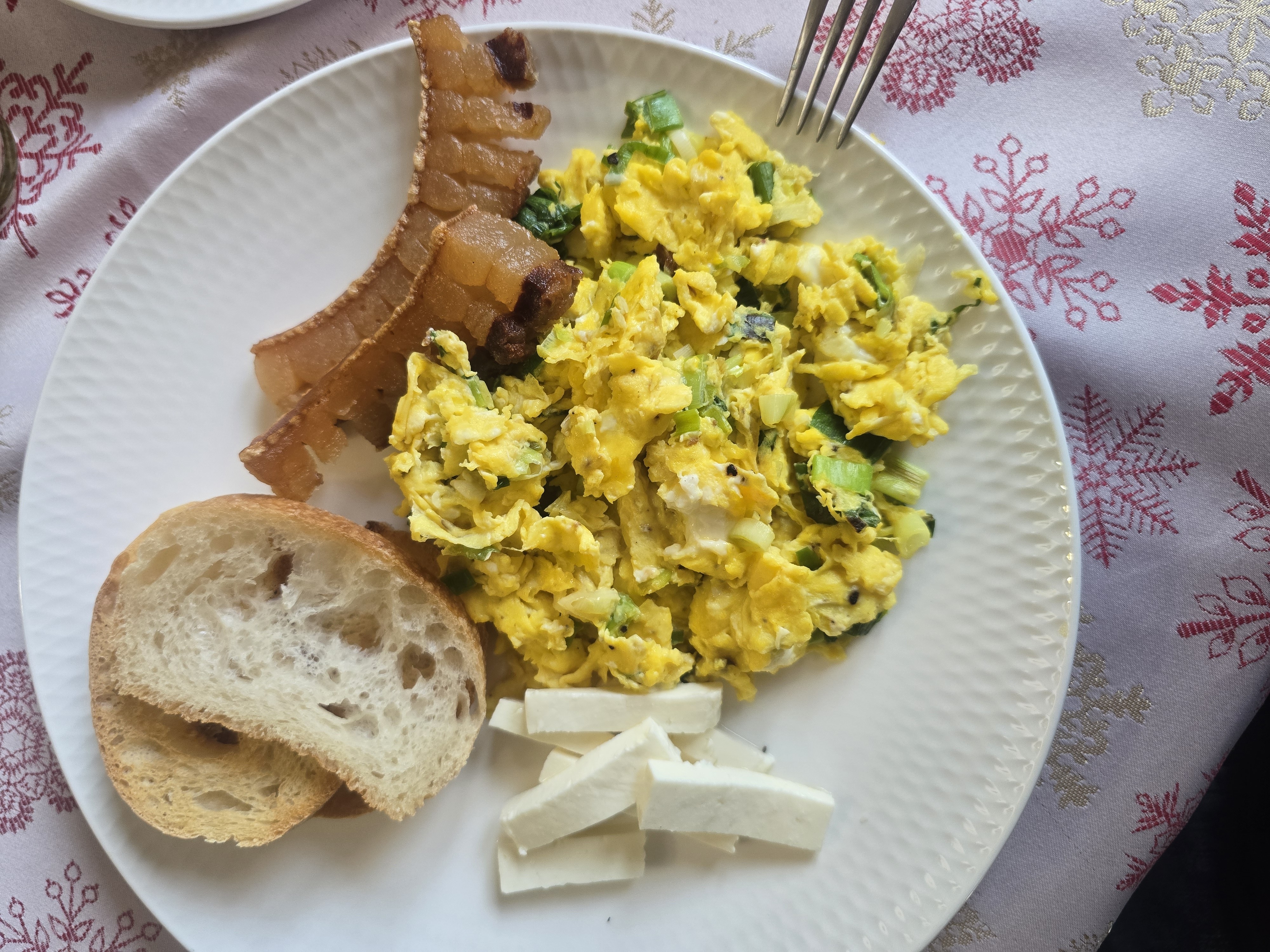Scrambled Eggs Plate