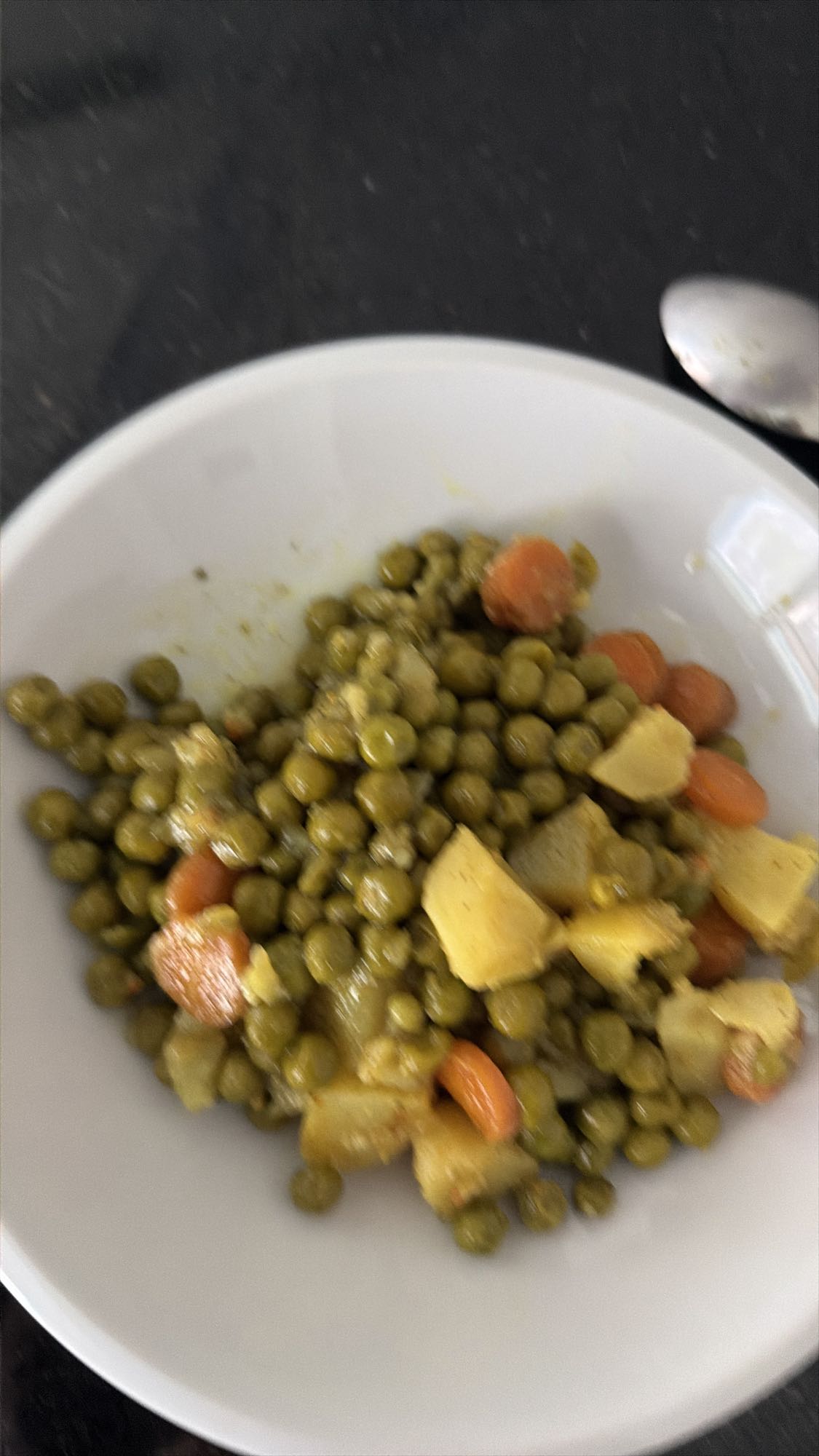 Erbsengemüse mit Karotten