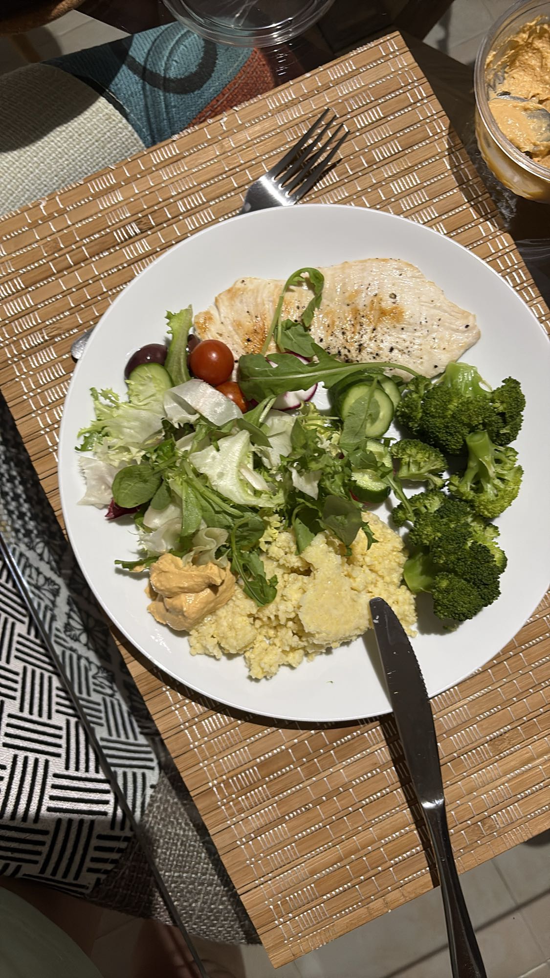 Chicken Veggie Plate