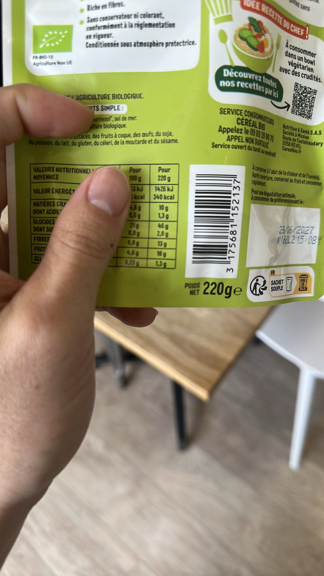 Houmous bio