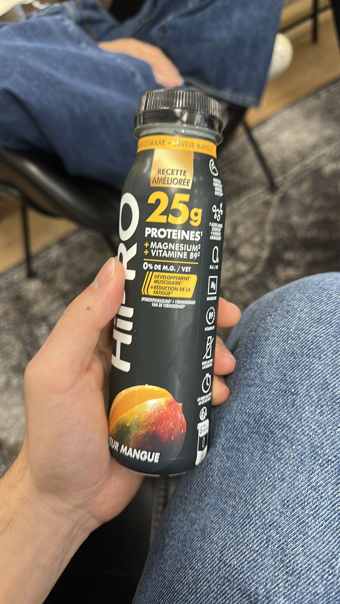 Boisson protéinée mangue