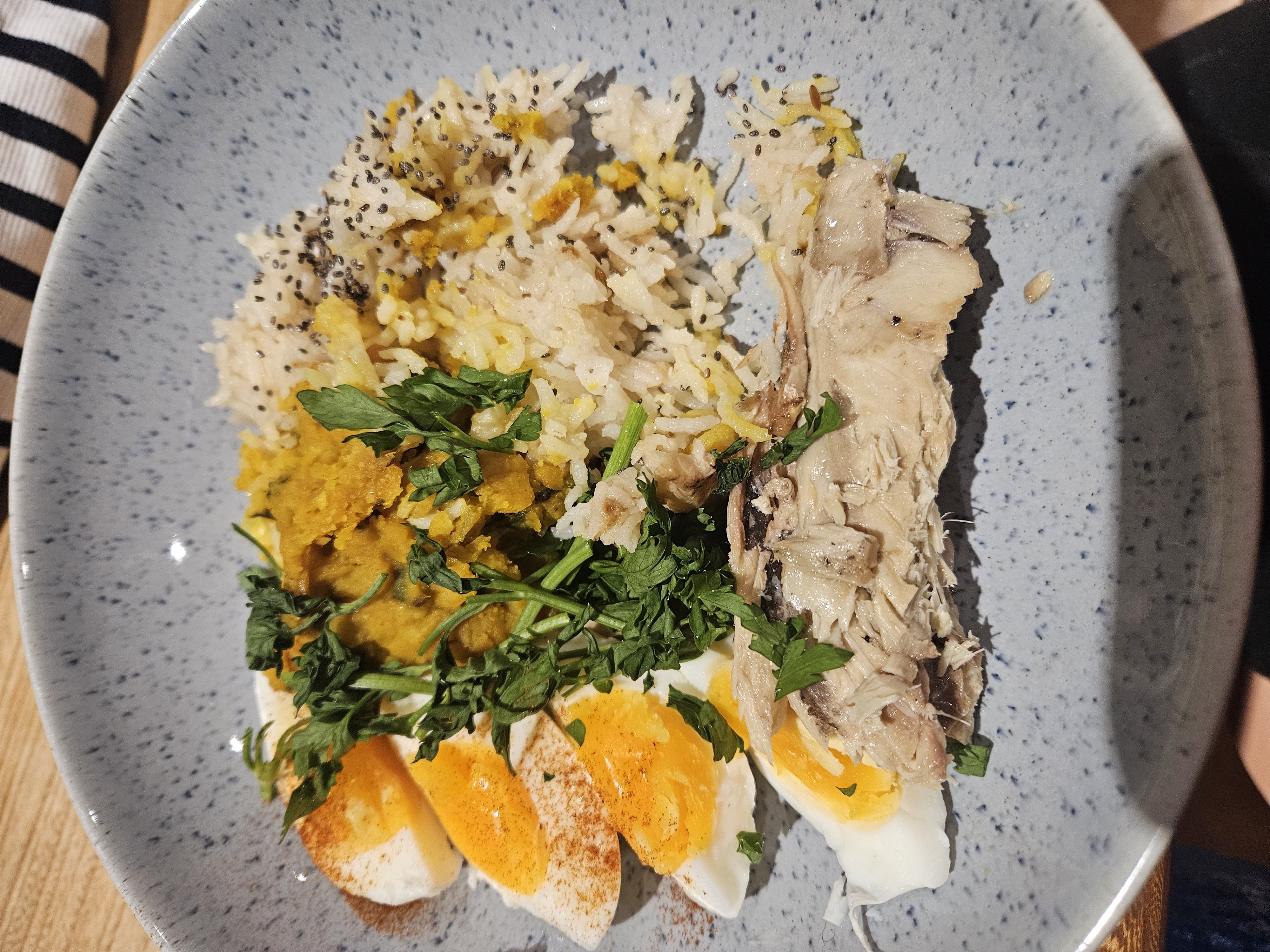 Rice Egg Fish Bowl