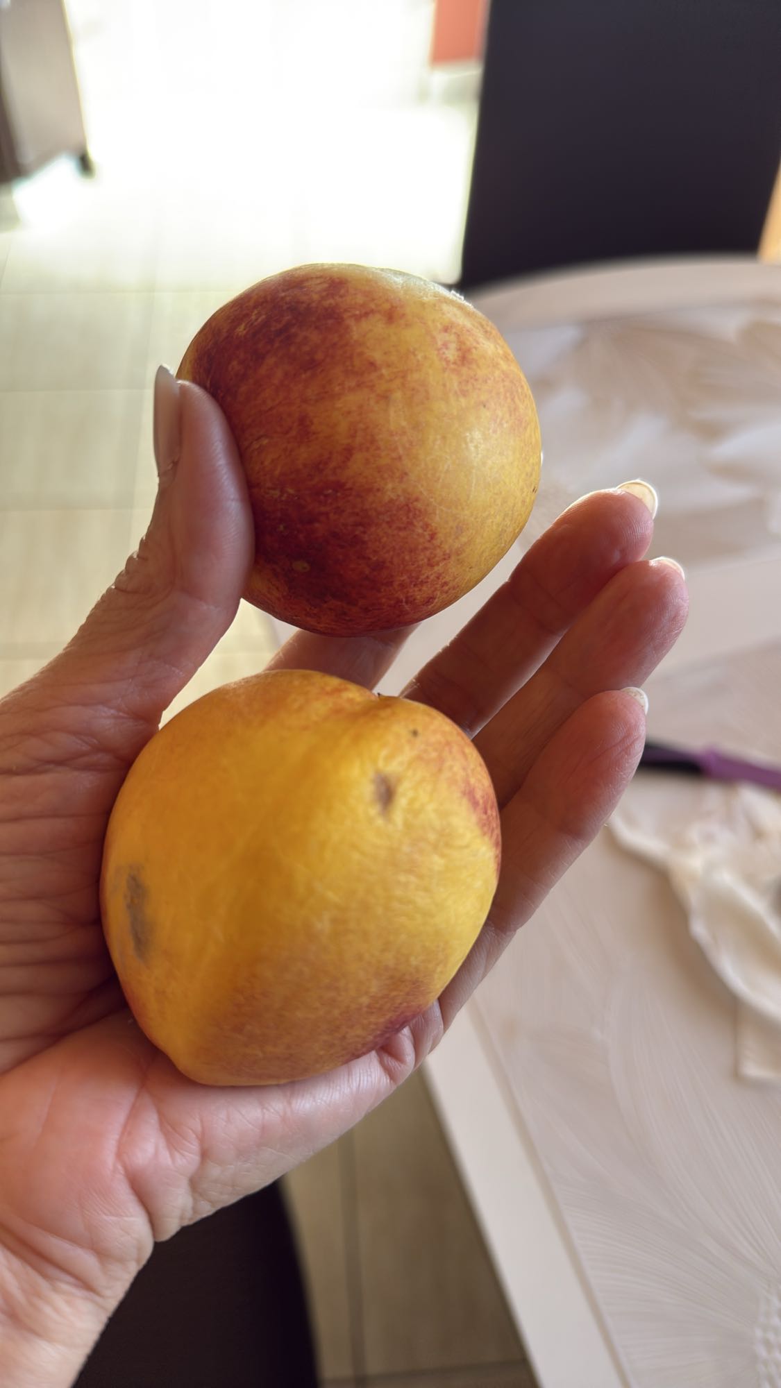 Două nectarine