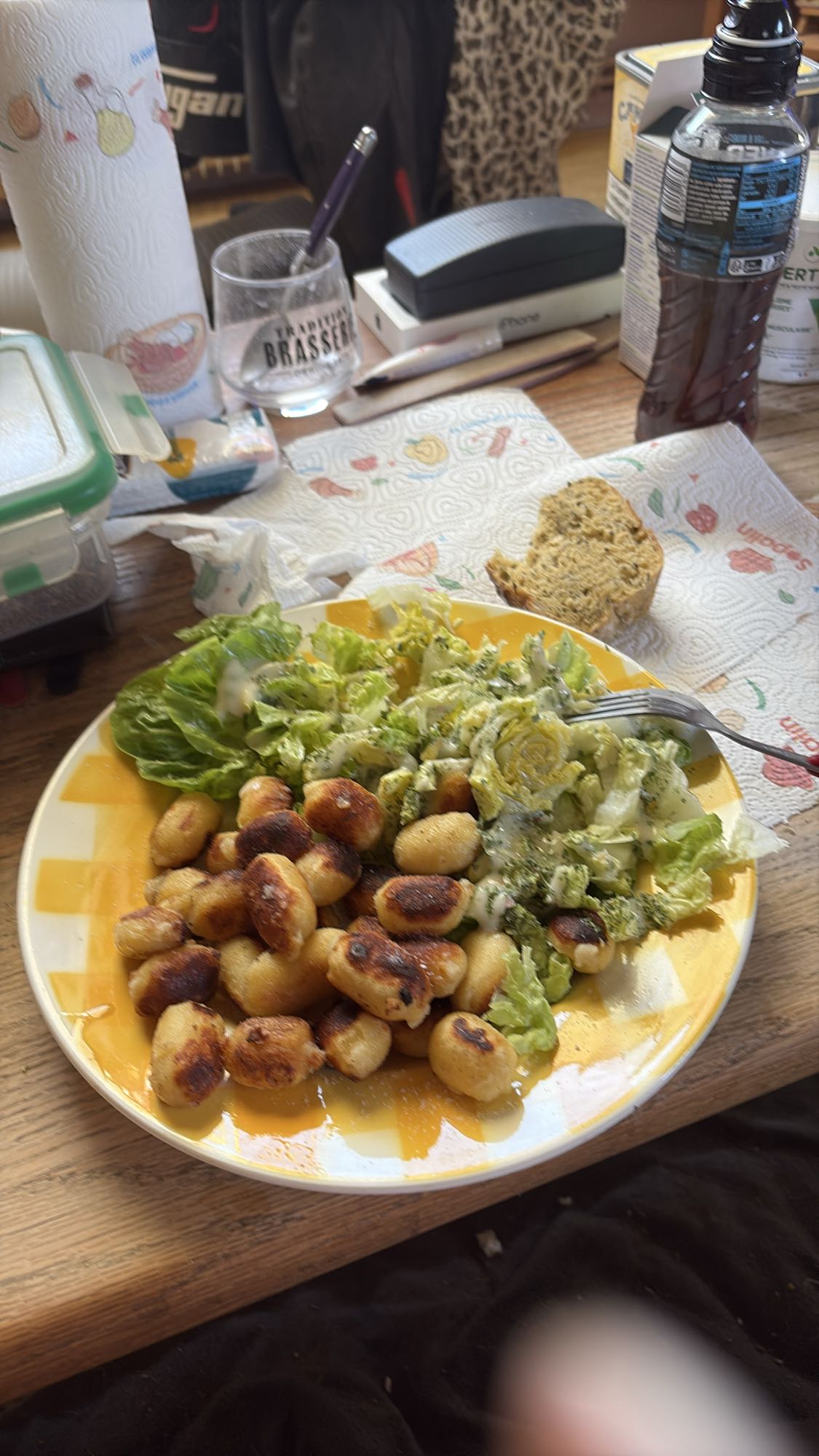 Pommes de terre et salade