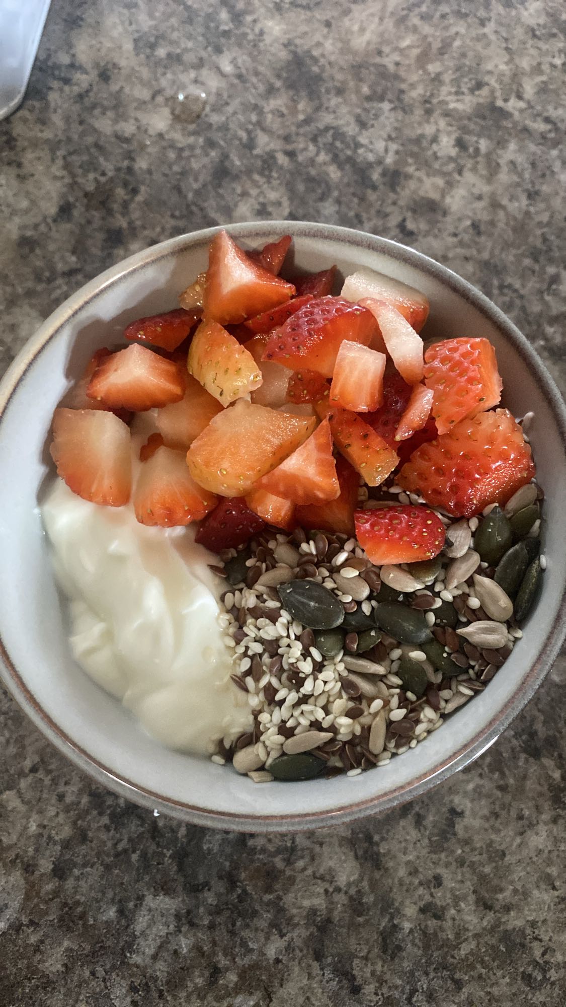 Yogurt Strawberry Bowl