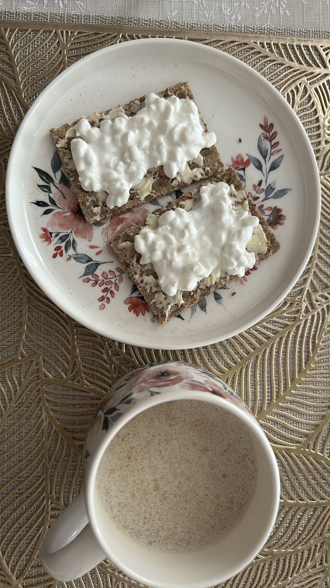 Wafle z twarożkiem