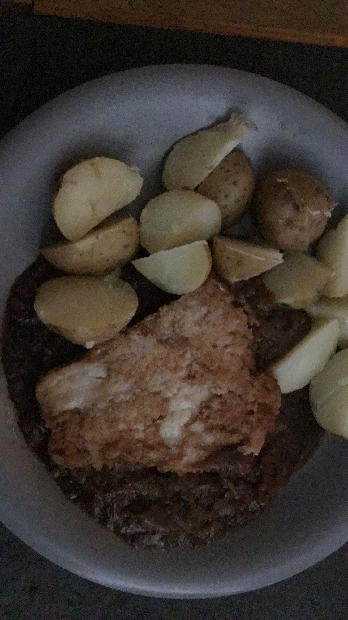 Lax med potatis