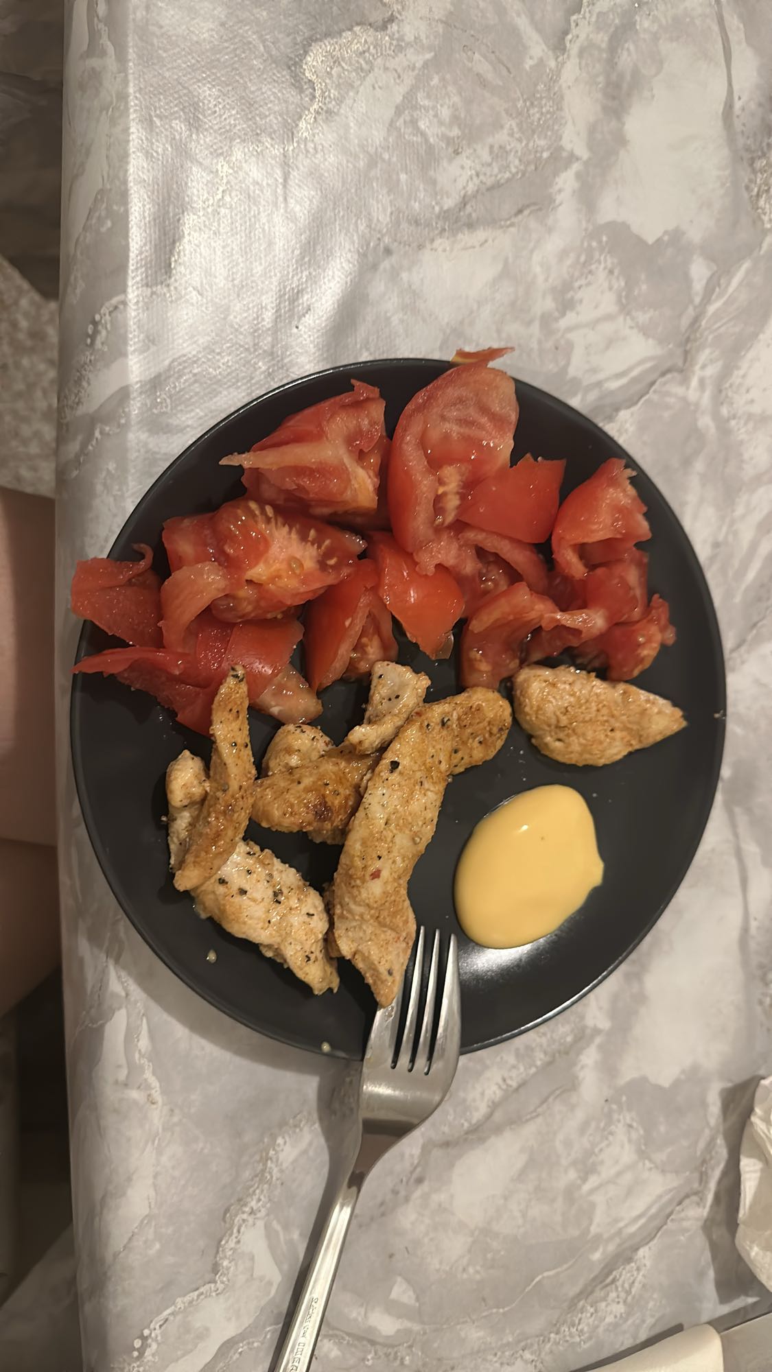 Chicken Tomato Plate
