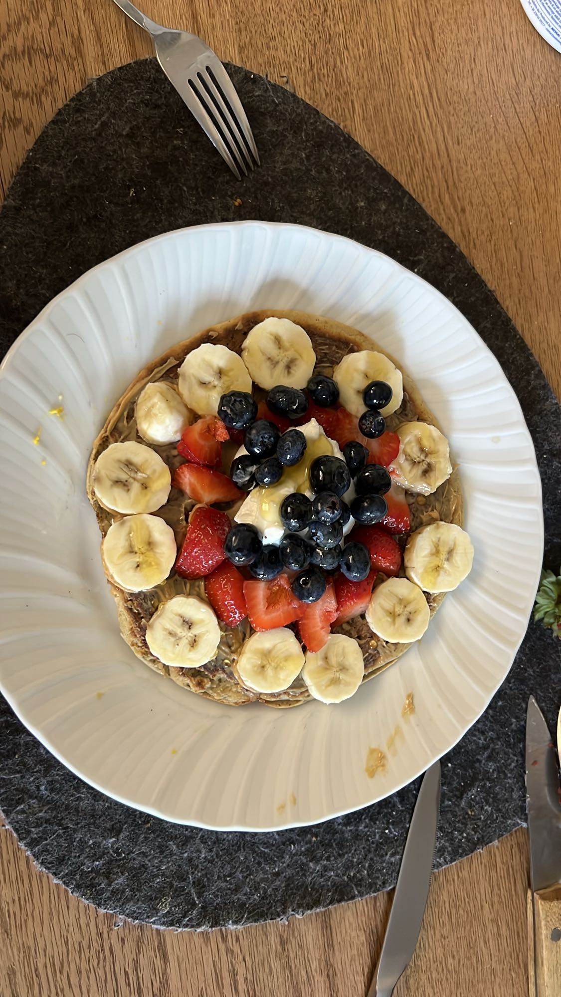 Pancake con frutta