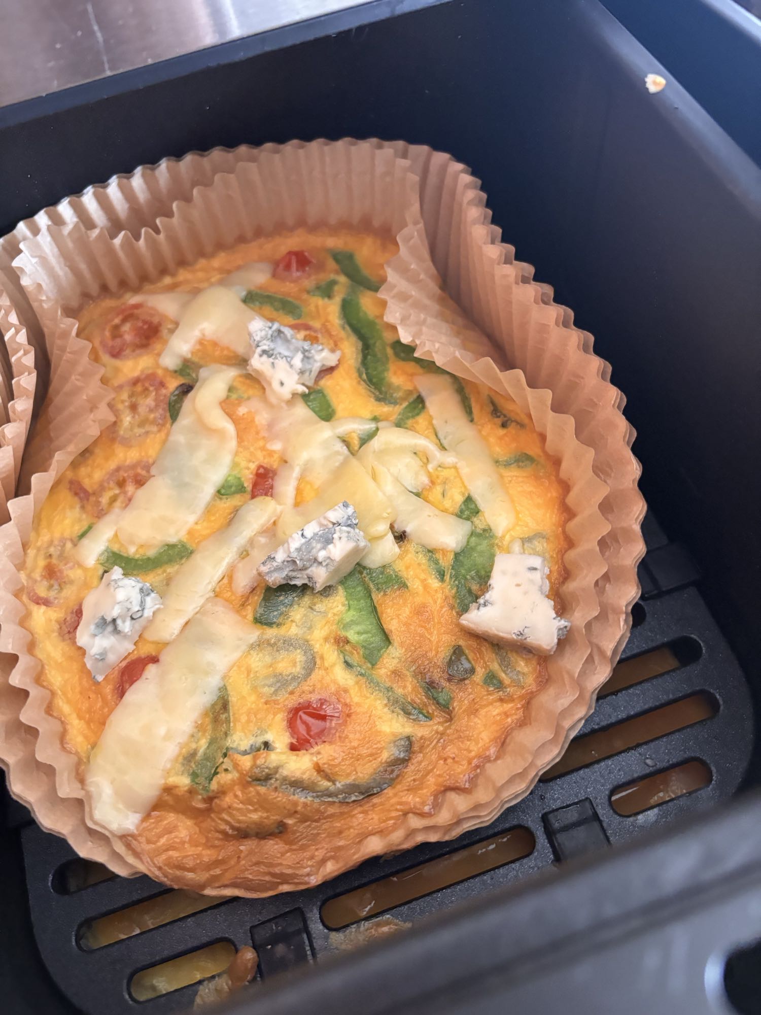 Omlet pieczony z serem