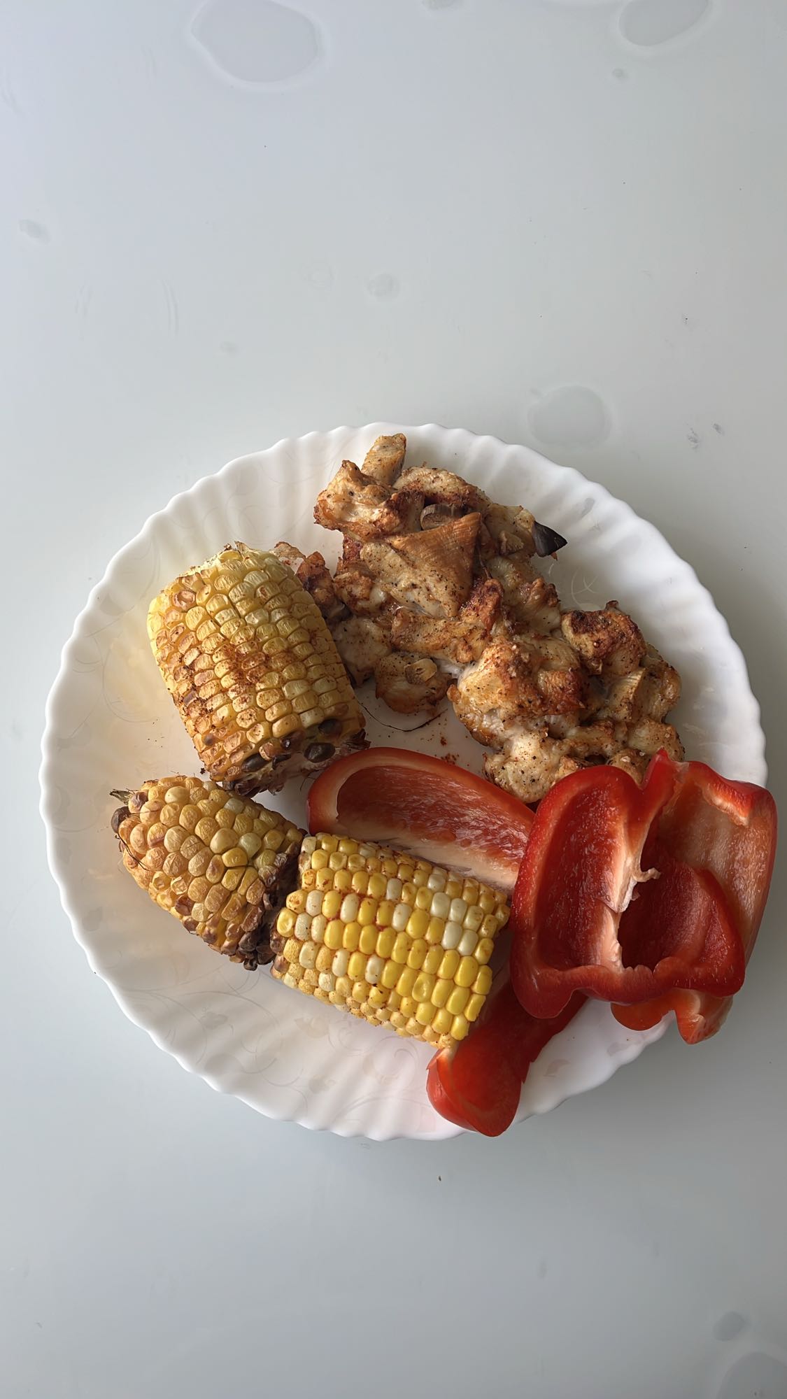 Курица с кукурузой