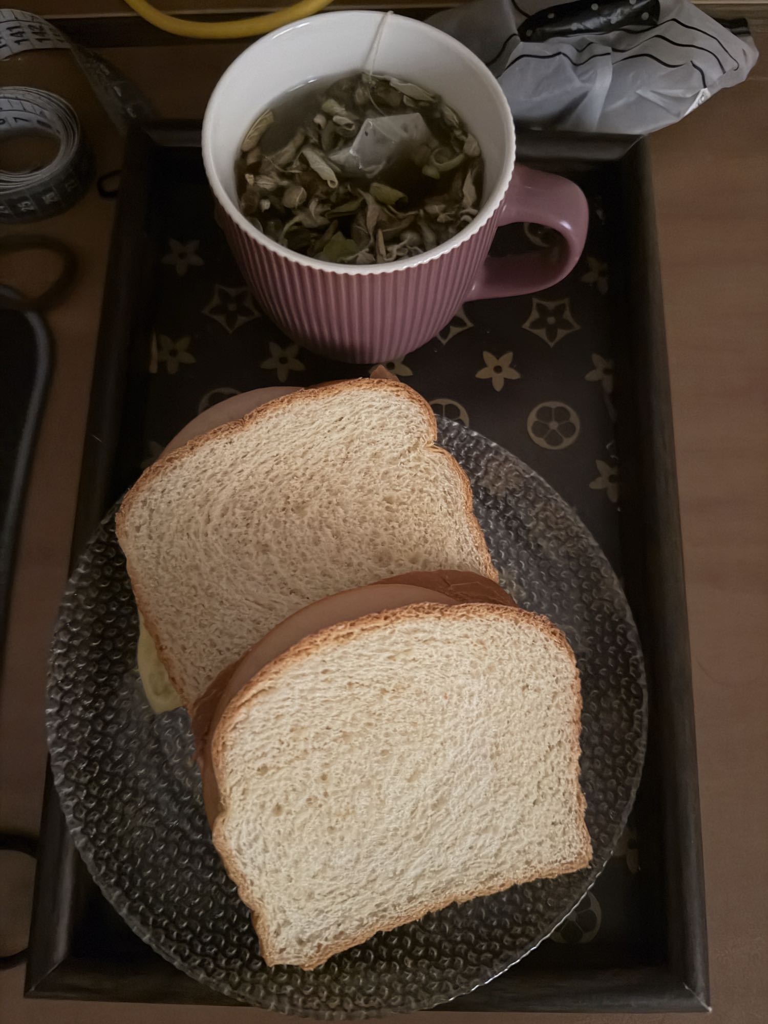 Ham Cheese Sandwich Tea