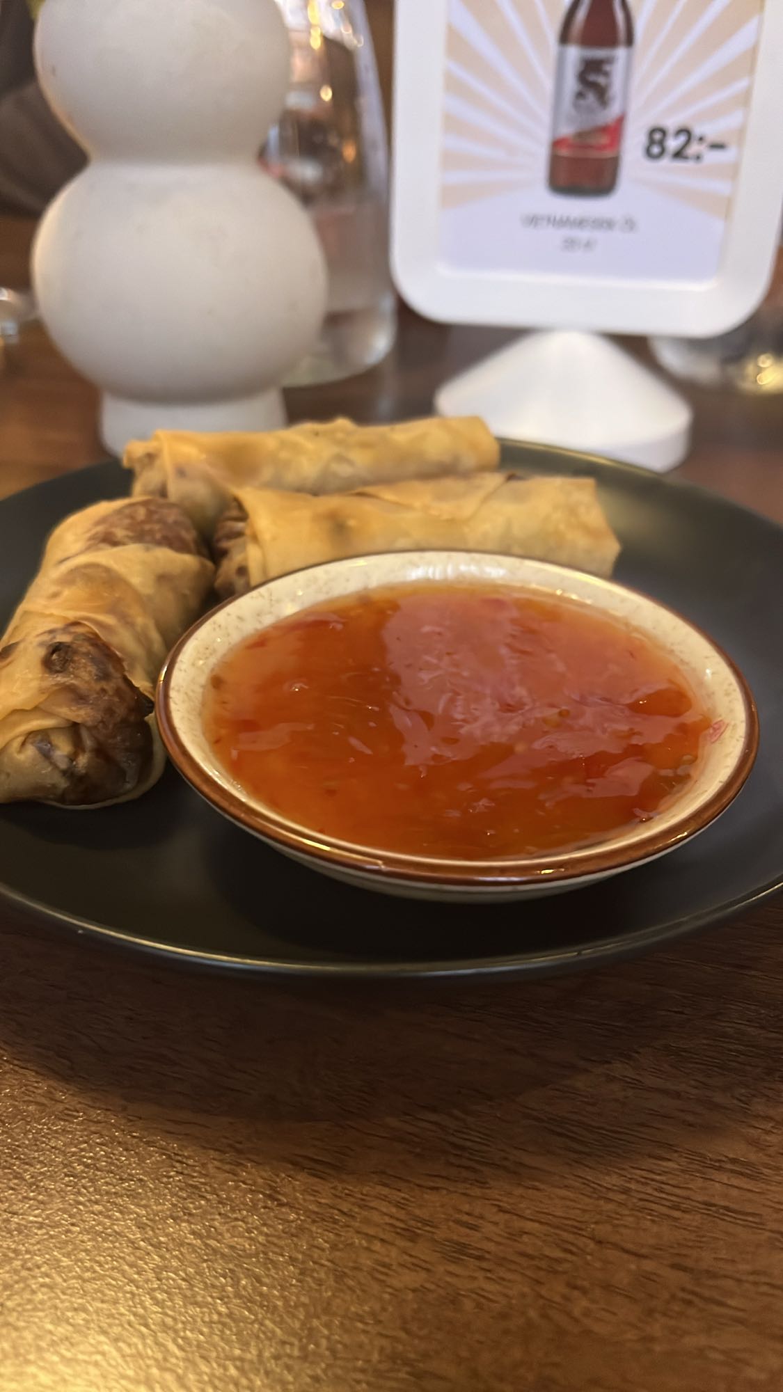 Vårrullar med chilisås