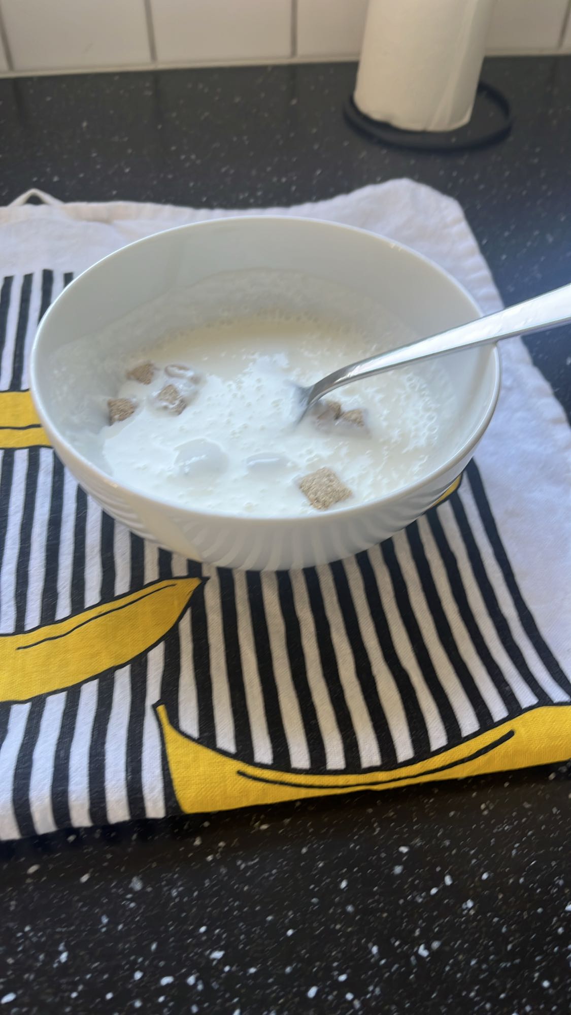 Mjölk med flingor