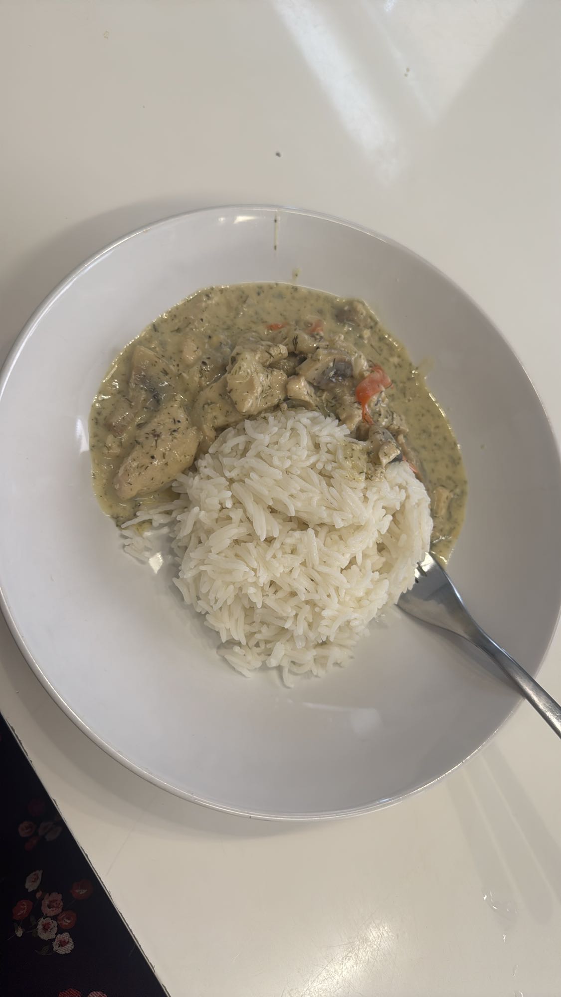 Kycklinggryta med ris