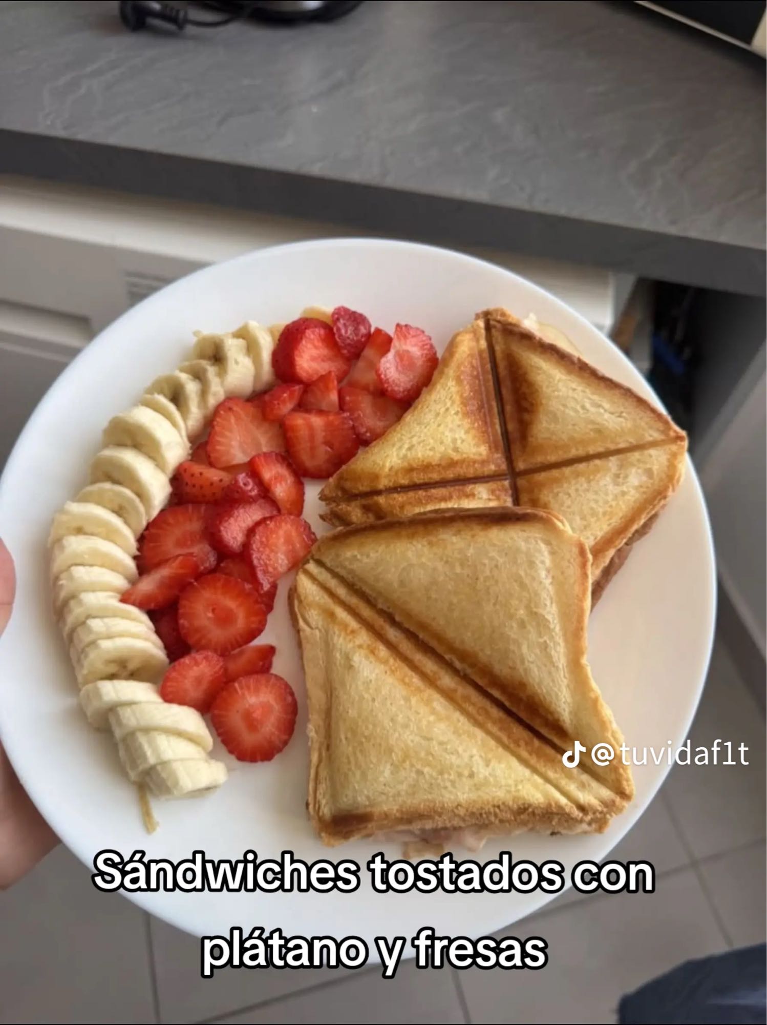sándwiches con fruta