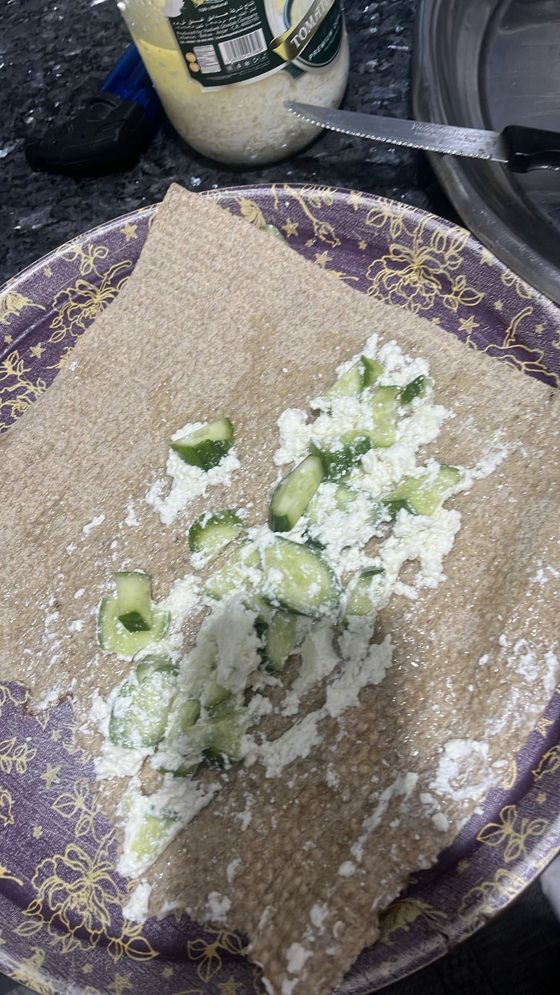 Cottage Cheese Wrap