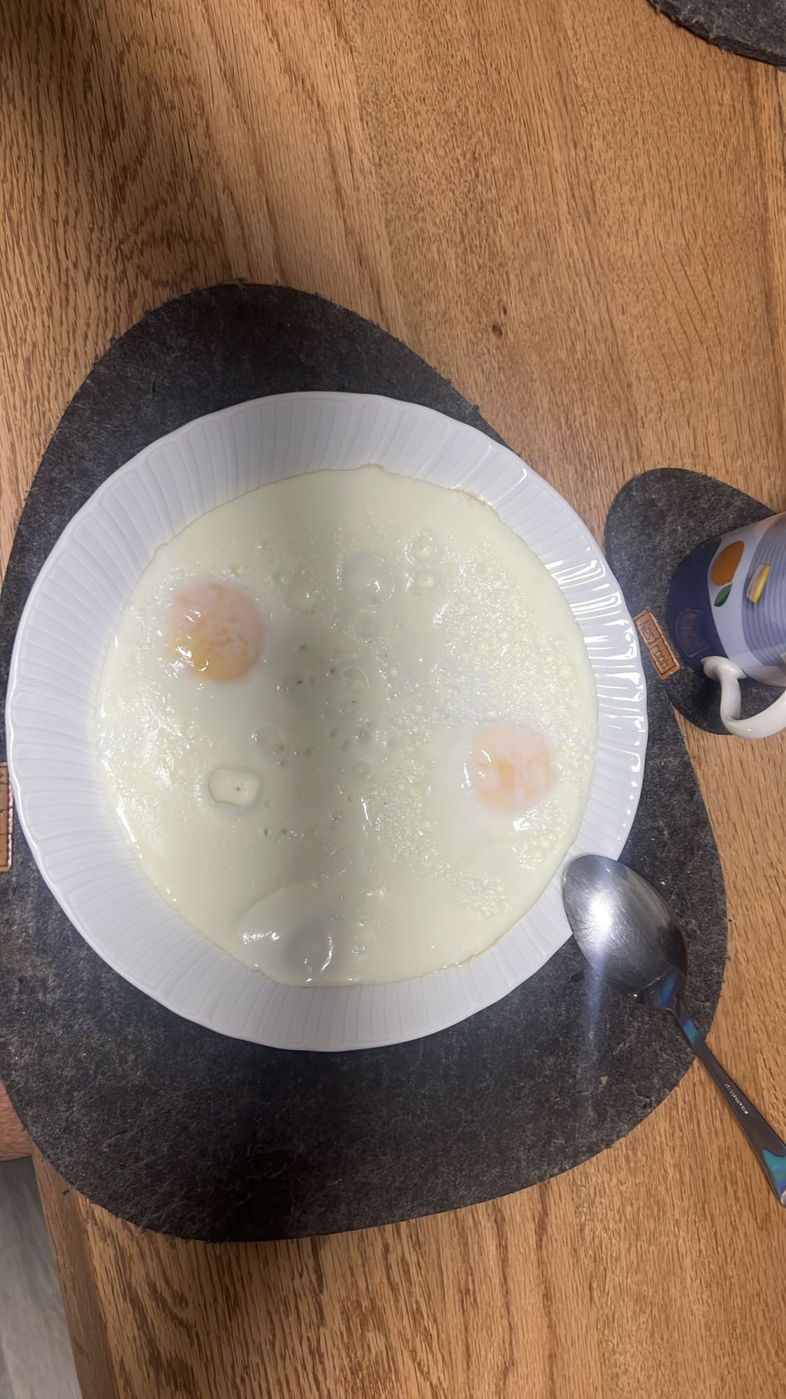 Uova nel latte
