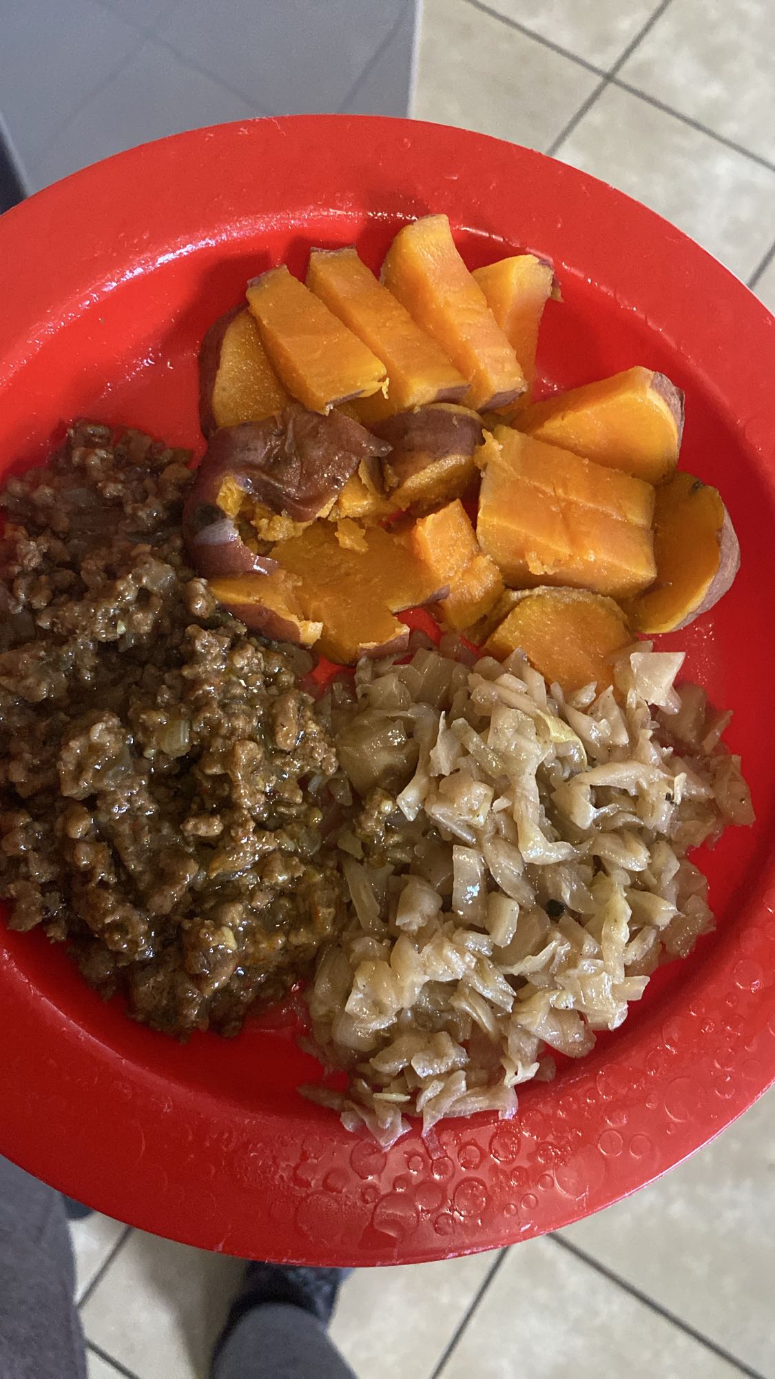Ground Beef and Yam