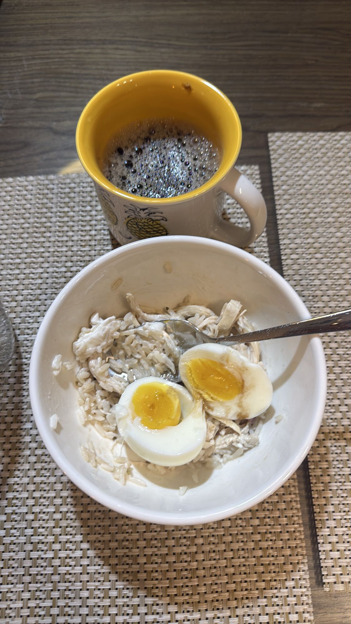 Chicken Rice Egg Bowl