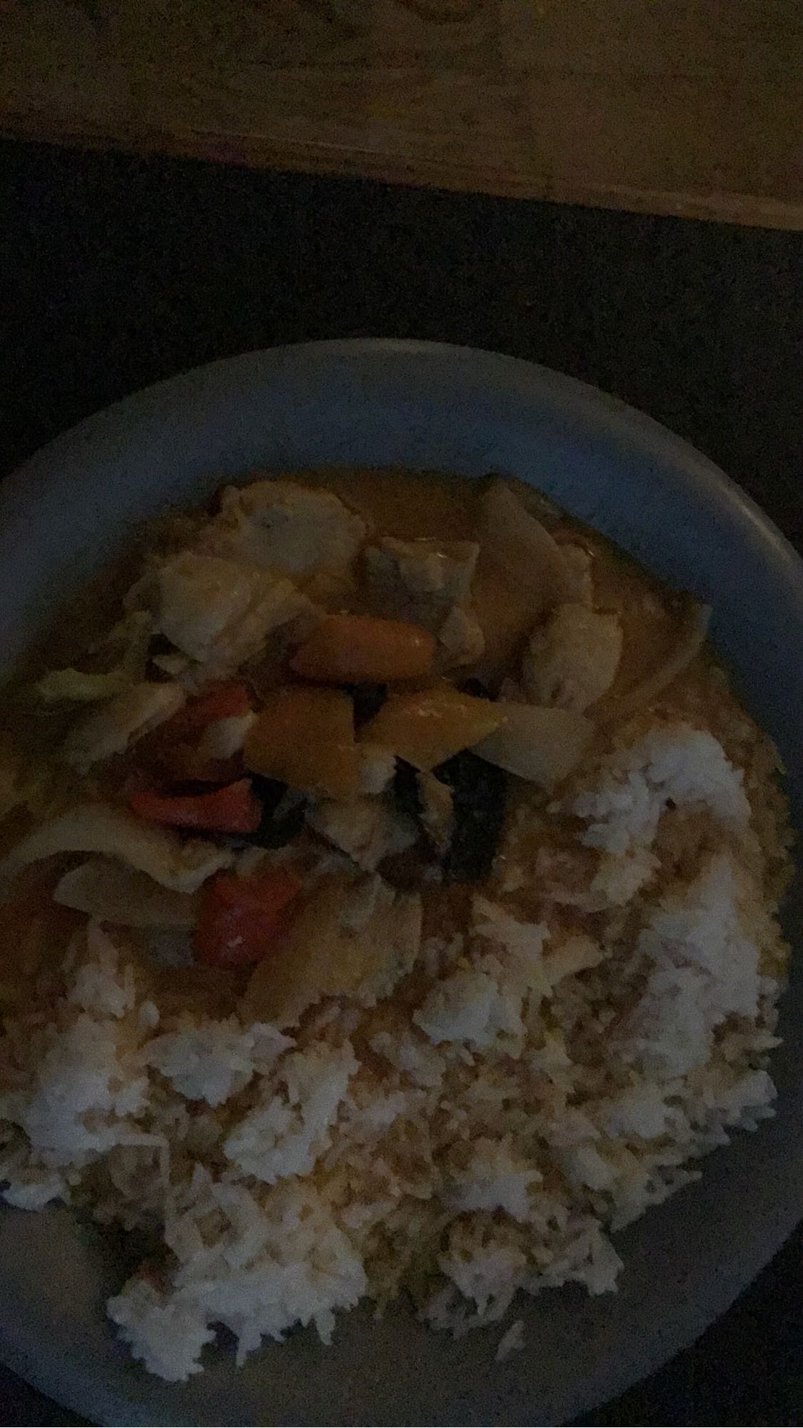 Ris med kycklinggryta
